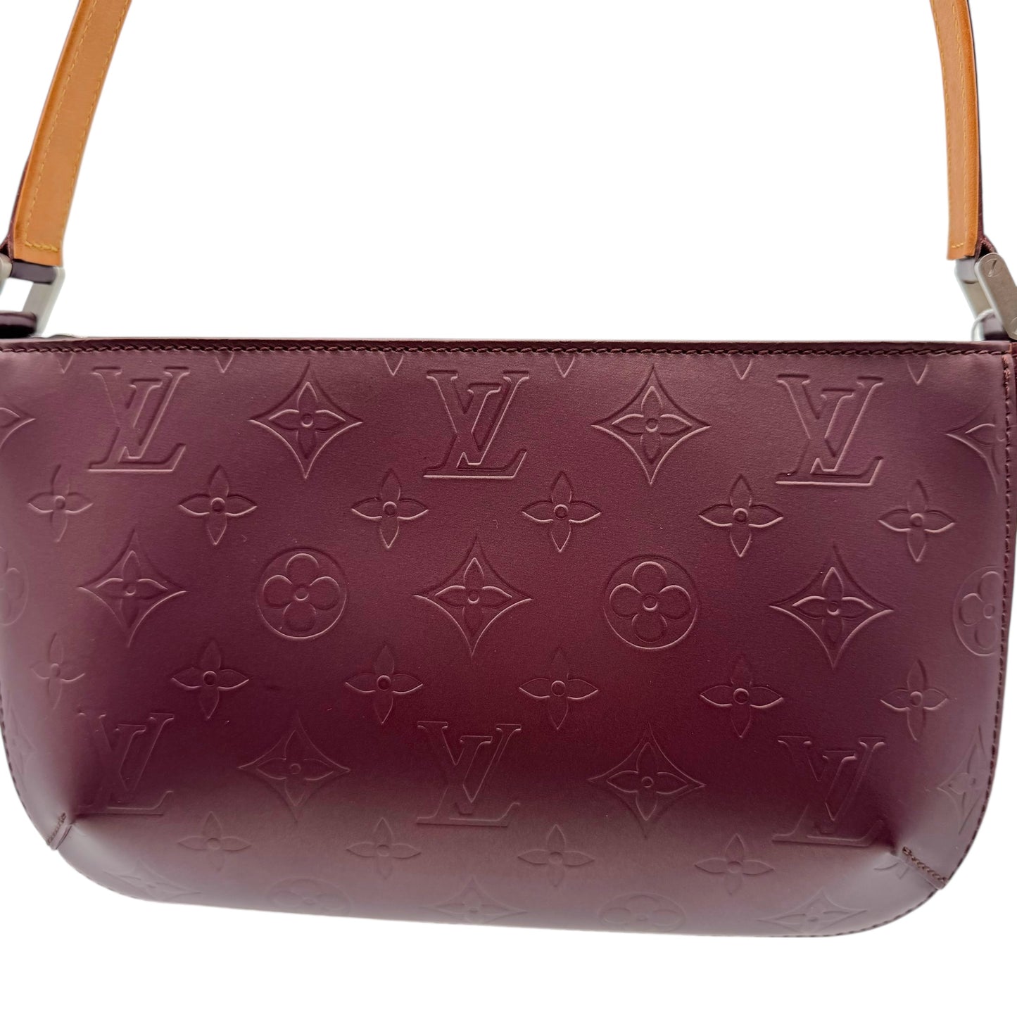 Louis Vuitton Burgundy Matte Monogram Fowler Pochette