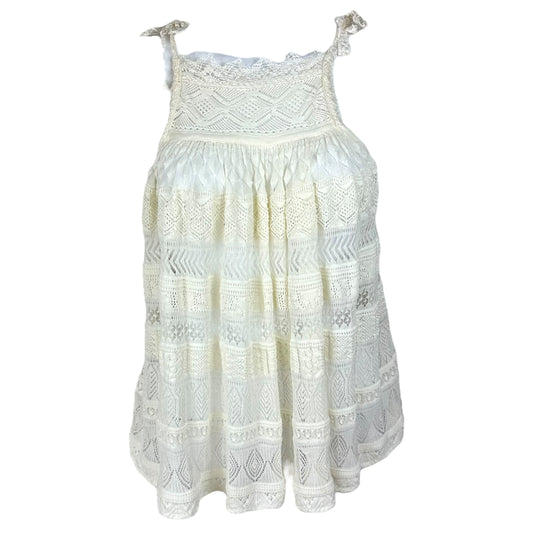 Jean Paul Gaultier Ivory Crochet Cami Blouse
