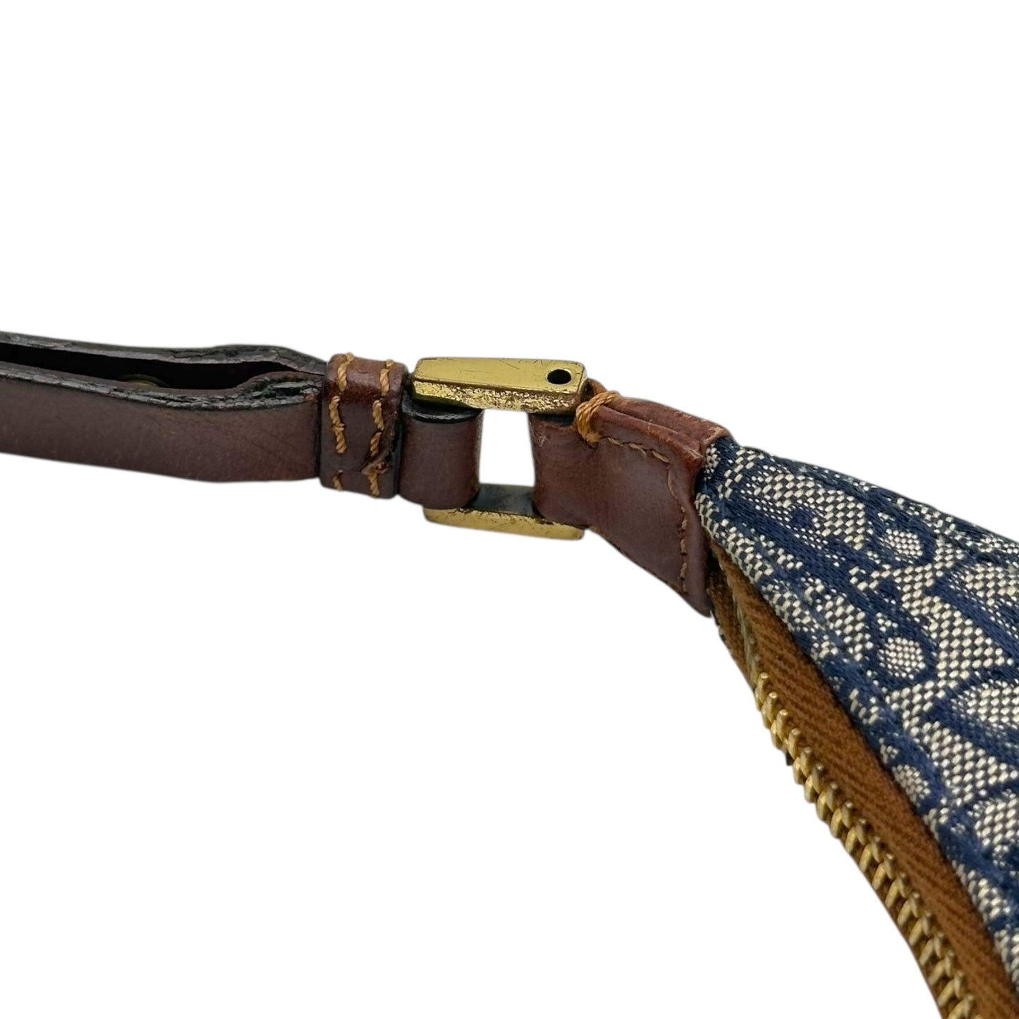 Christian Dior Navy Blue Trotter Street Chic Crescent Shoulder Bag - Outfit Repeater