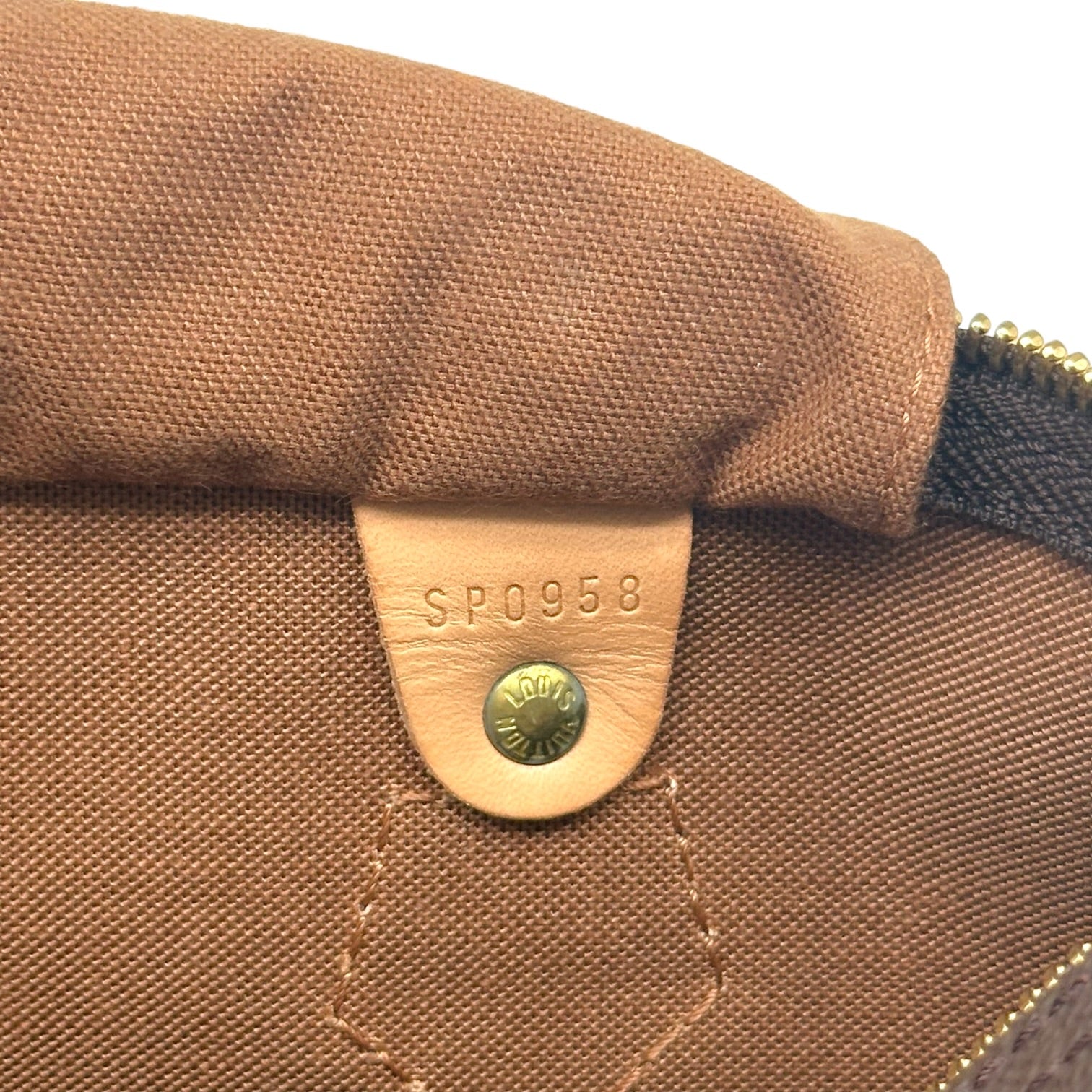Louis Vuitton Speedy 35 Handbag Brown Monogram Canvas
