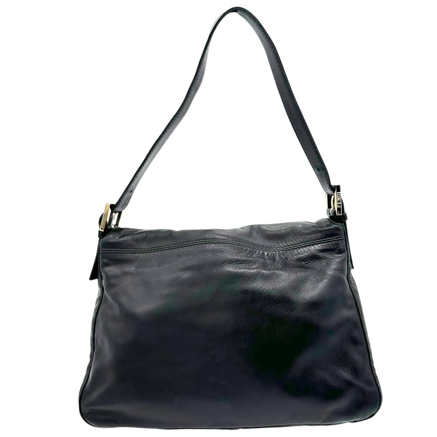 Fendi Black Leather & Stone Mama Baguette Bag - Outfit Repeater
