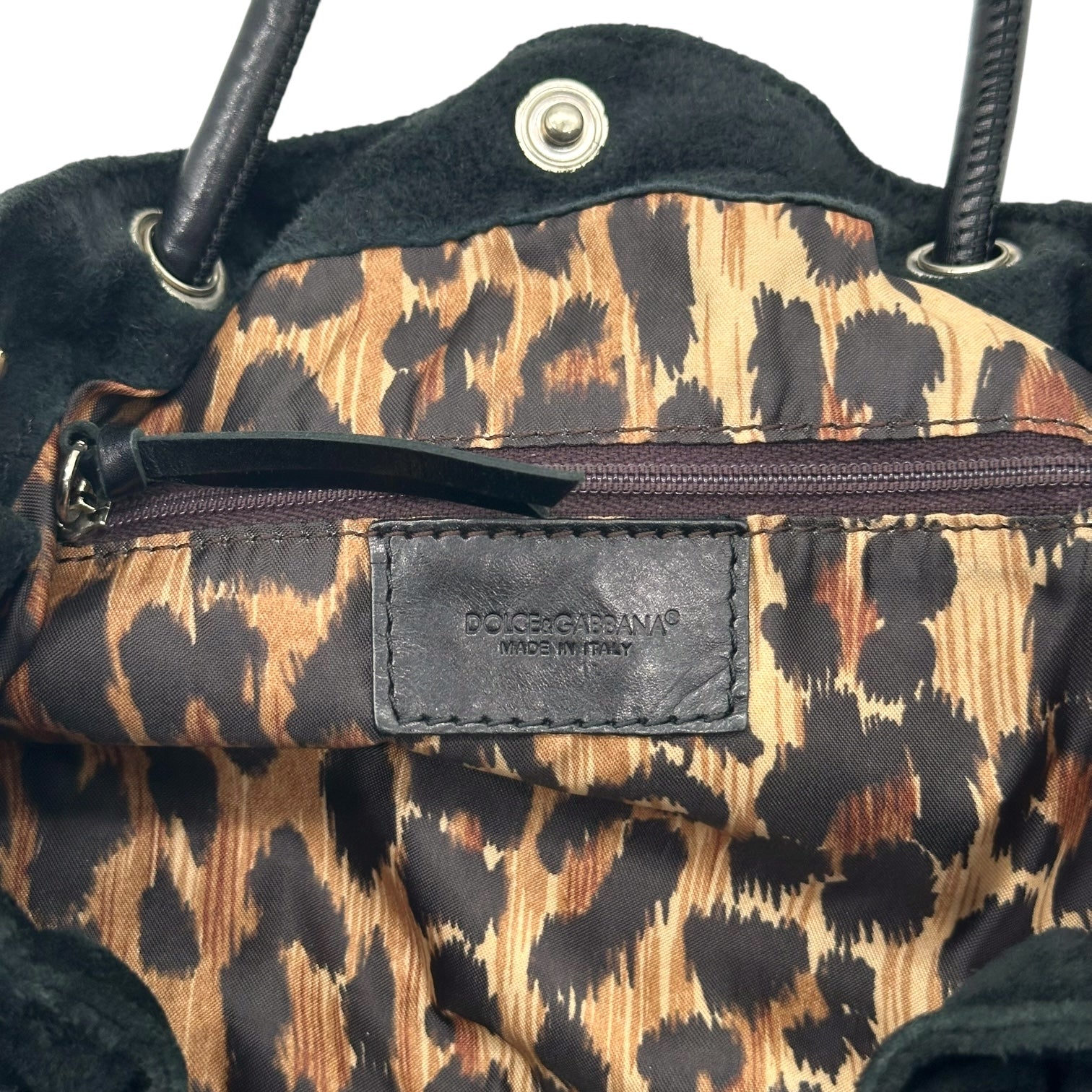 Dolce & Gabbana Black Suede Bow Embellished Mini Bag - Outfit Repeater