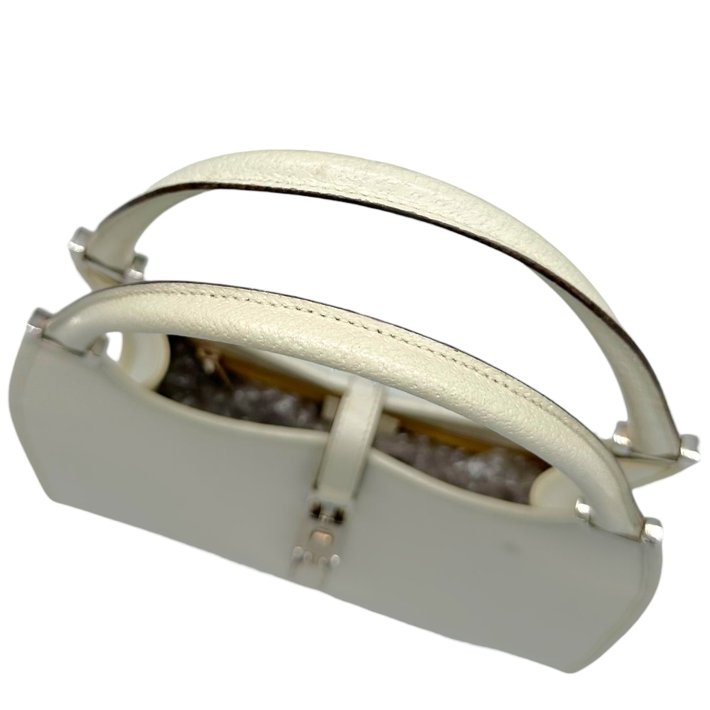 Gucci White Leather Mini Jackie Bag