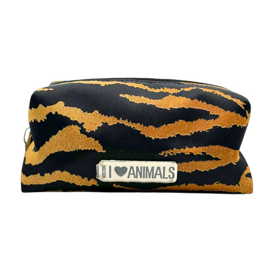 Moschino 'I Heart Animals' Tiger Print Mini Cosmetic Pouch NEW