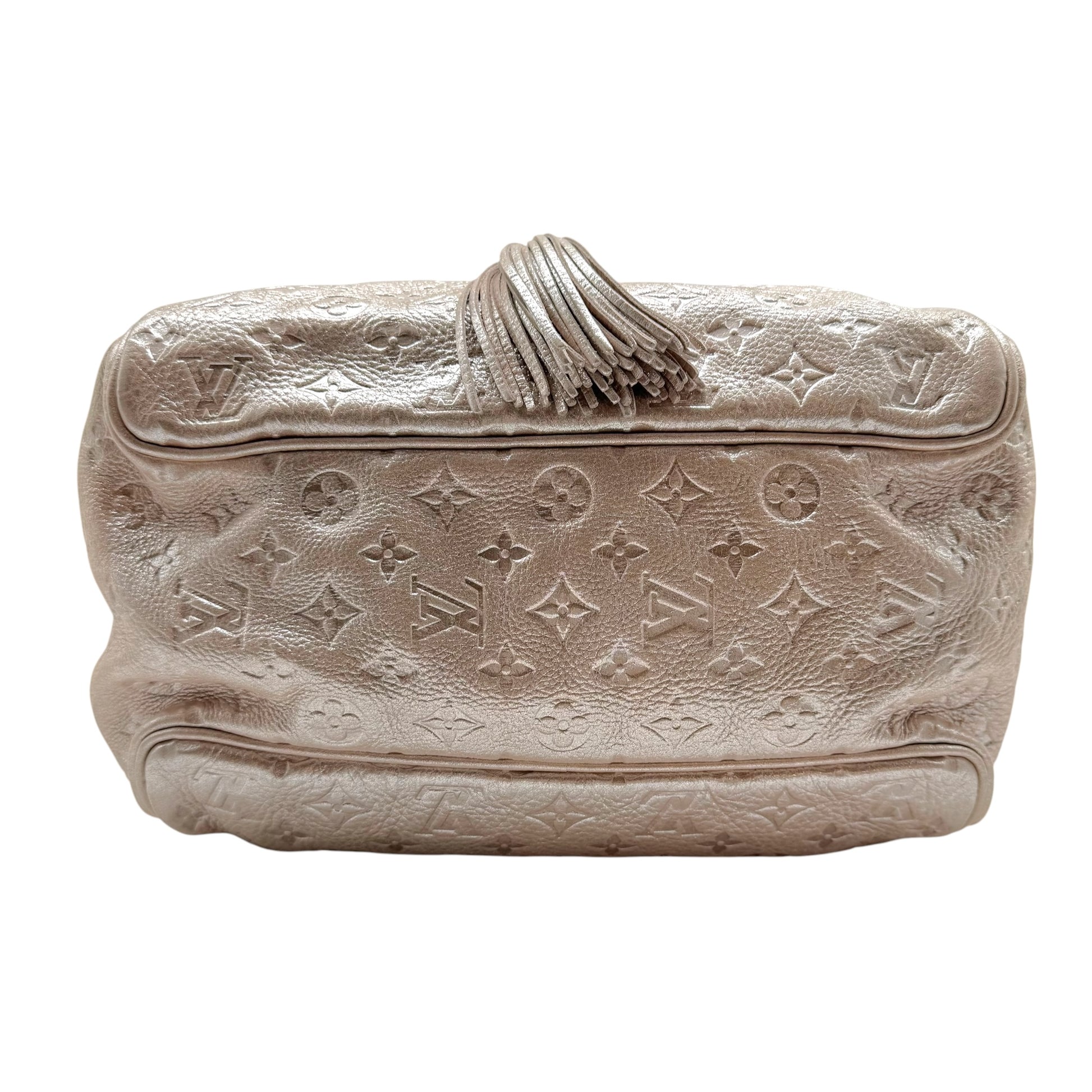 Louis Vuitton Boston Shoulder Bag Pink Shimmer Monogram