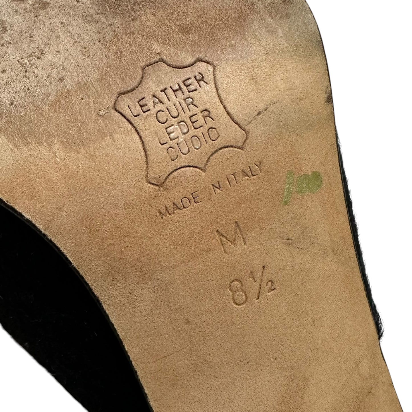 Fendi Beaded Ponyhair Mule Heels - Outfit Repeater