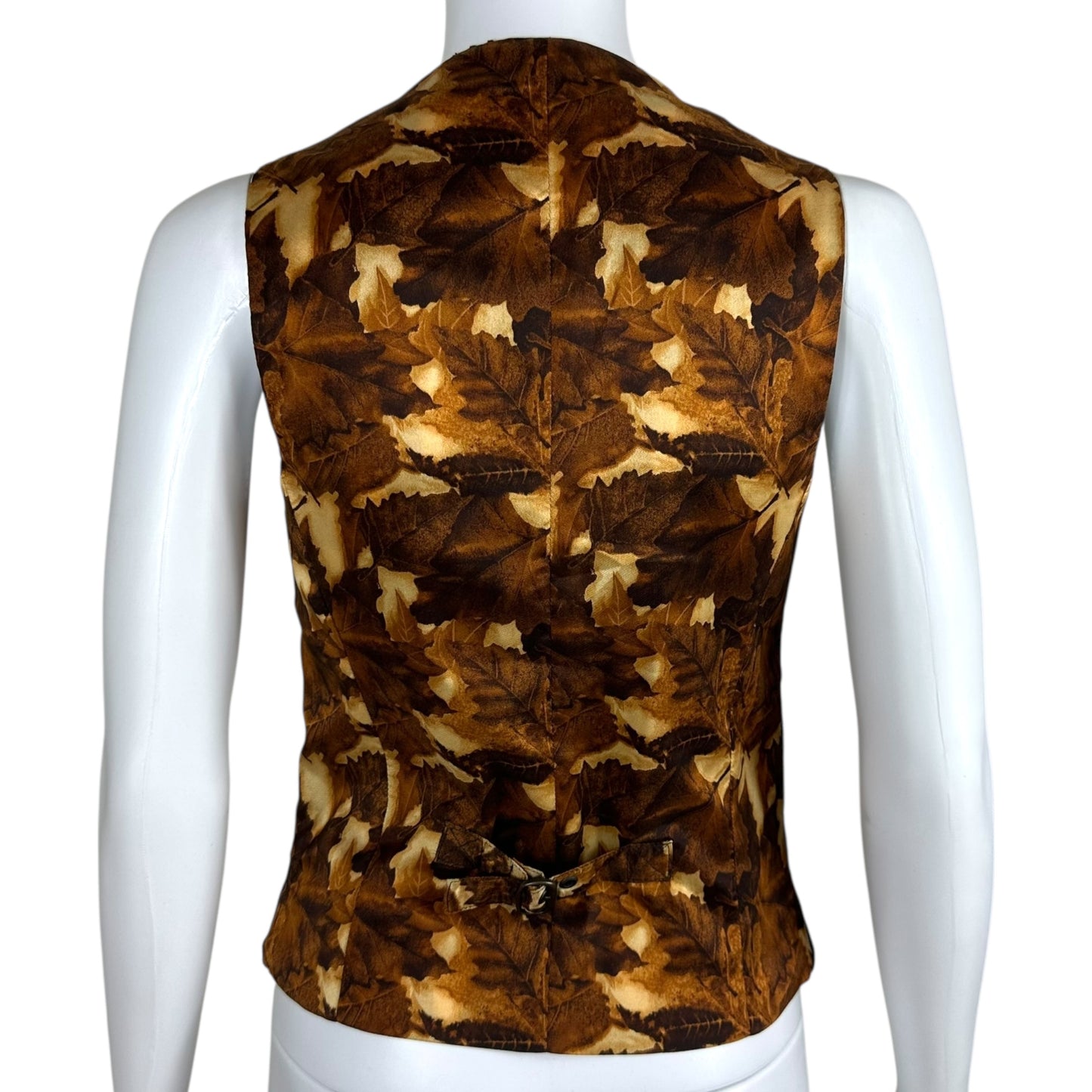 D&G Corduroy and Fall Leaves Vest