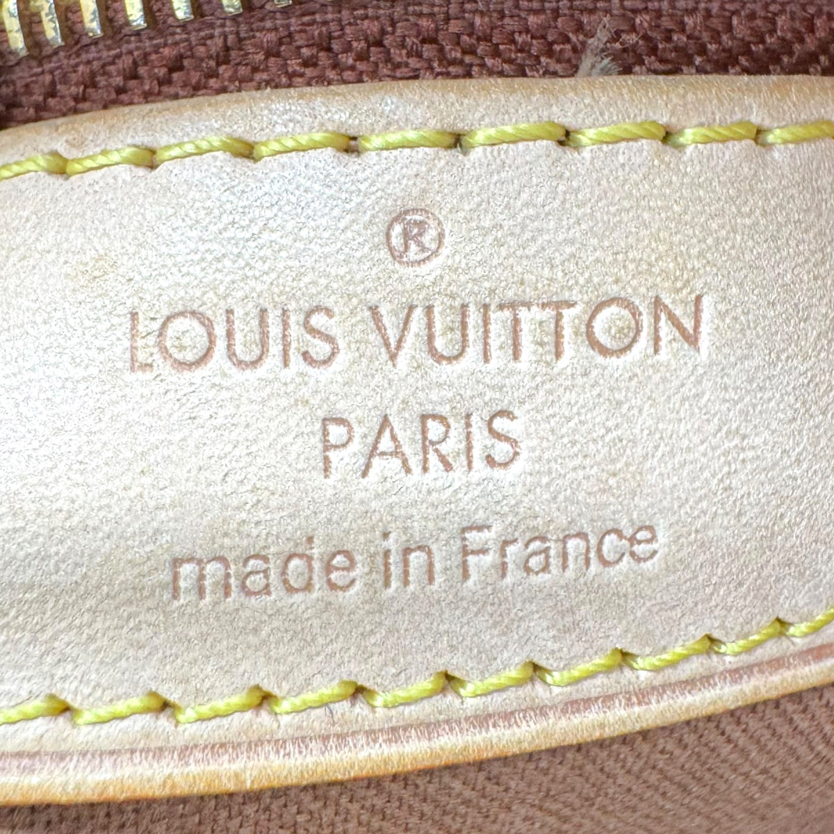 Louis Vuitton Brown Monogram Shoulder Tote Bag