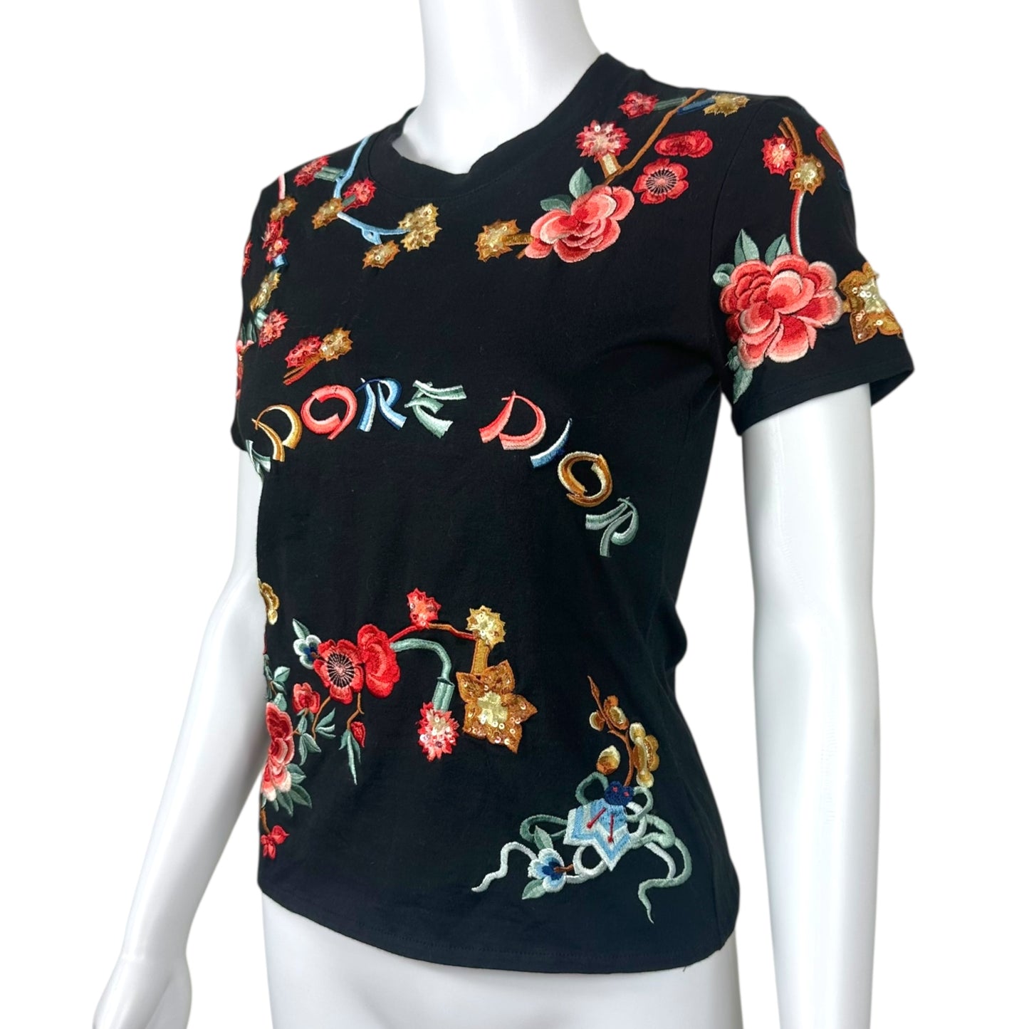 Christian Dior F/W 2001 J'Adore Dior Embroidered T-Shirt