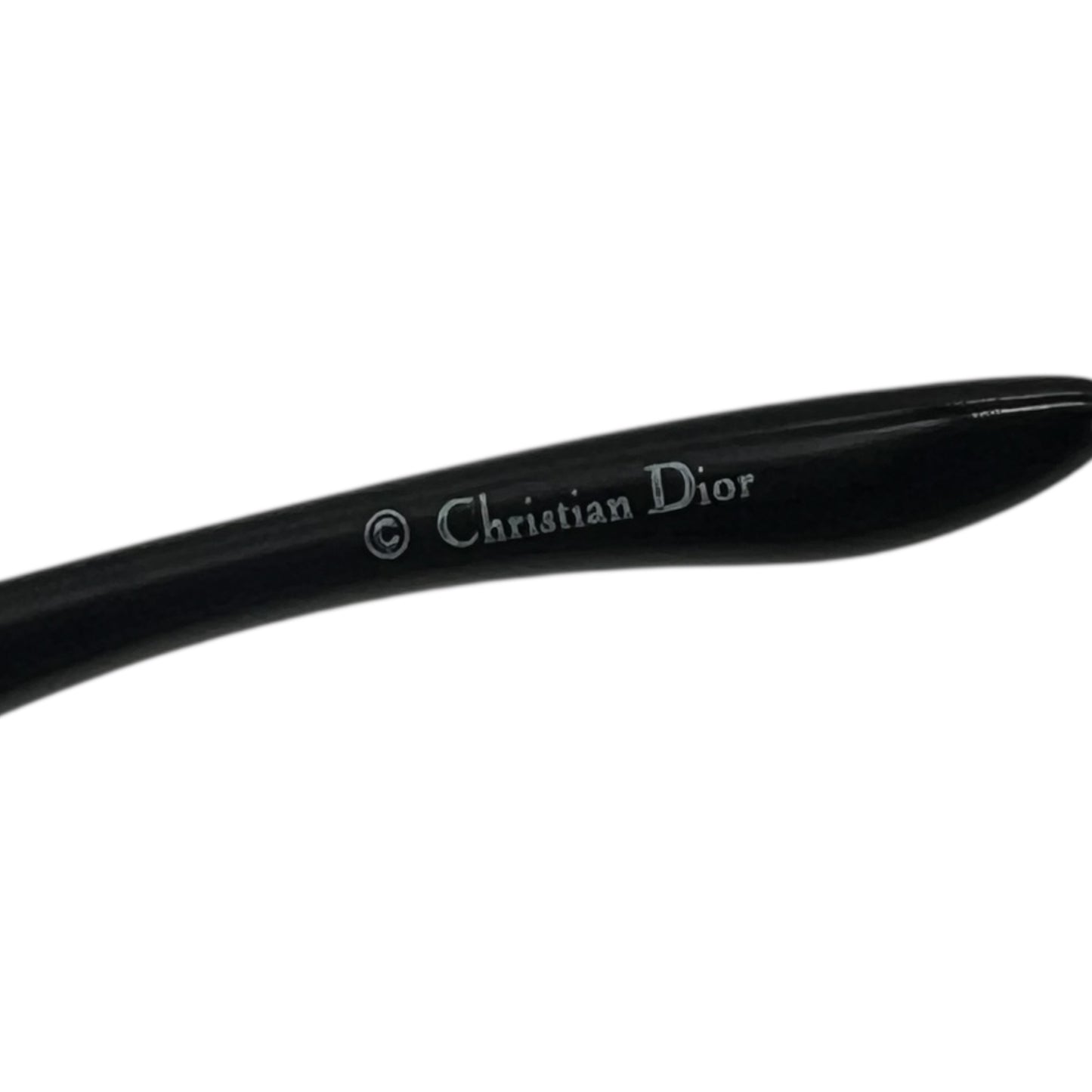 Christian Dior Black & White Overshine Logo Sunglasses - Outfit Repeater