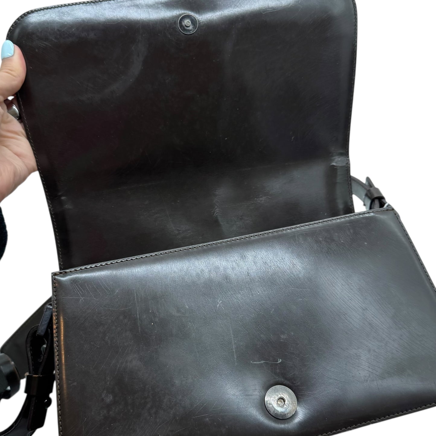 Celine Black & Ivory Ponyhair Shoulder Bag
