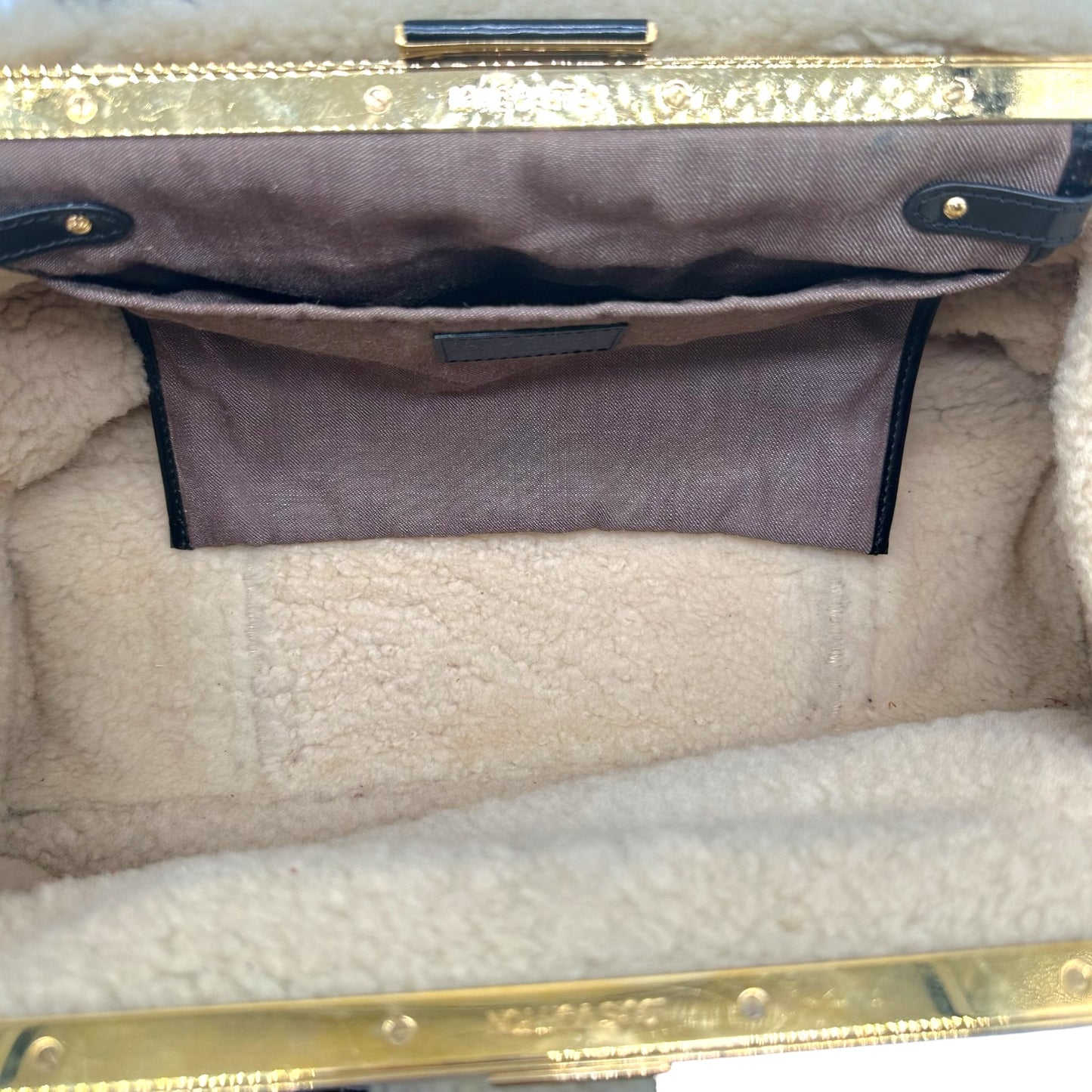 Louis Vuitton Shearling Monogram Storm Handbag