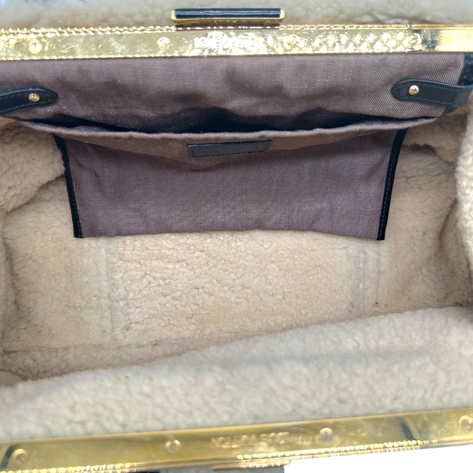 Louis Vuitton Shearling Monogram Storm Handbag