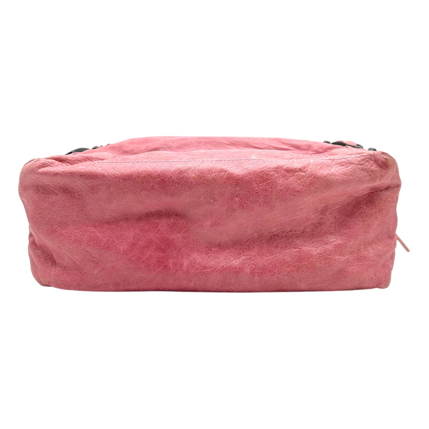 Balenciaga Pink Lambskin The Day City Hobo Bag