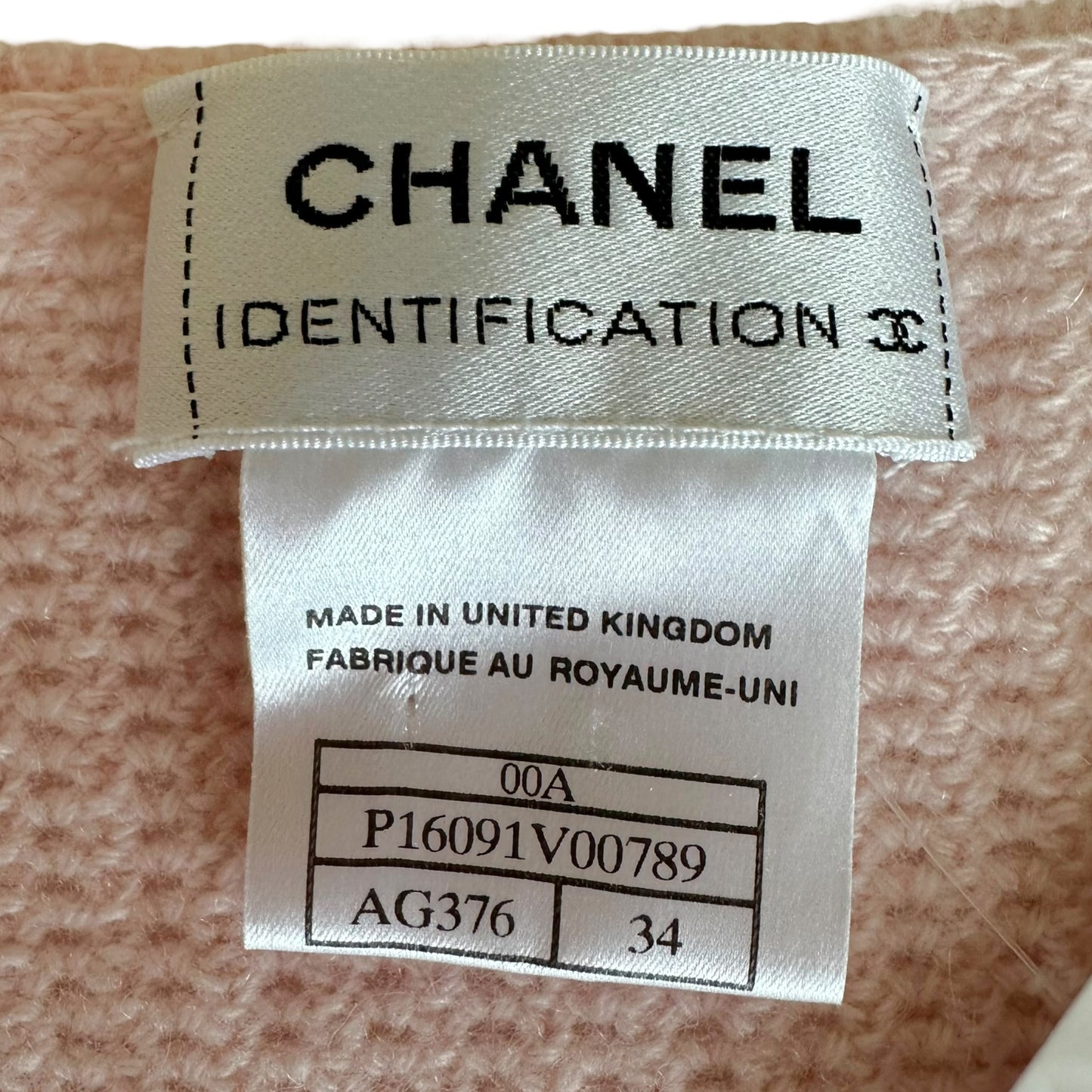 Chanel F/W 2000 Pink Cashmere Tank