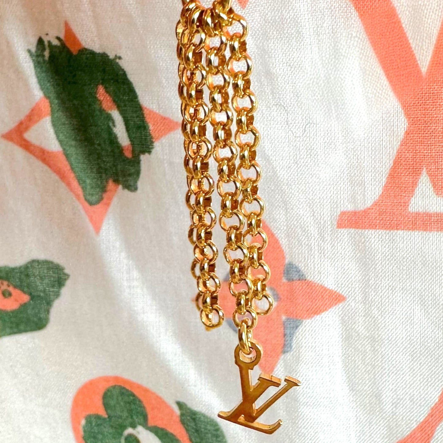 Louis Vuitton Coral Monogram Print Halter Mini Dress - Outfit Repeater