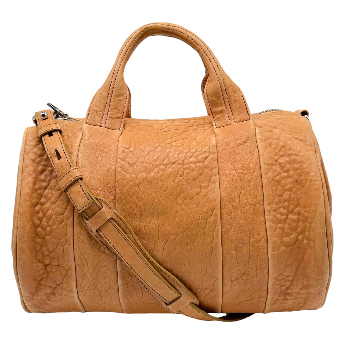 Alexander Wang Tan Silver Studded Leather Rocco 2-Way Bag