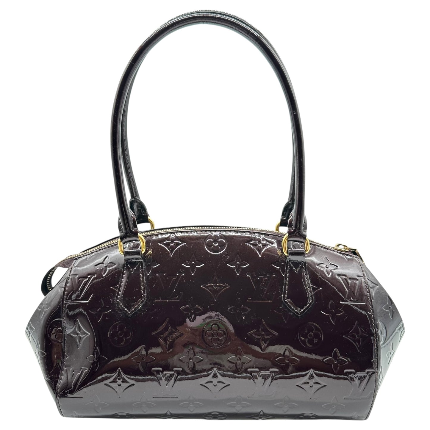Louis Vuitton Burgundy Vernis Sherwood PM Bag