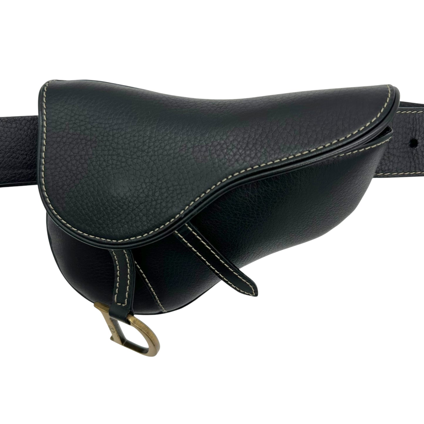 Dior Saddle Black Belt Bag