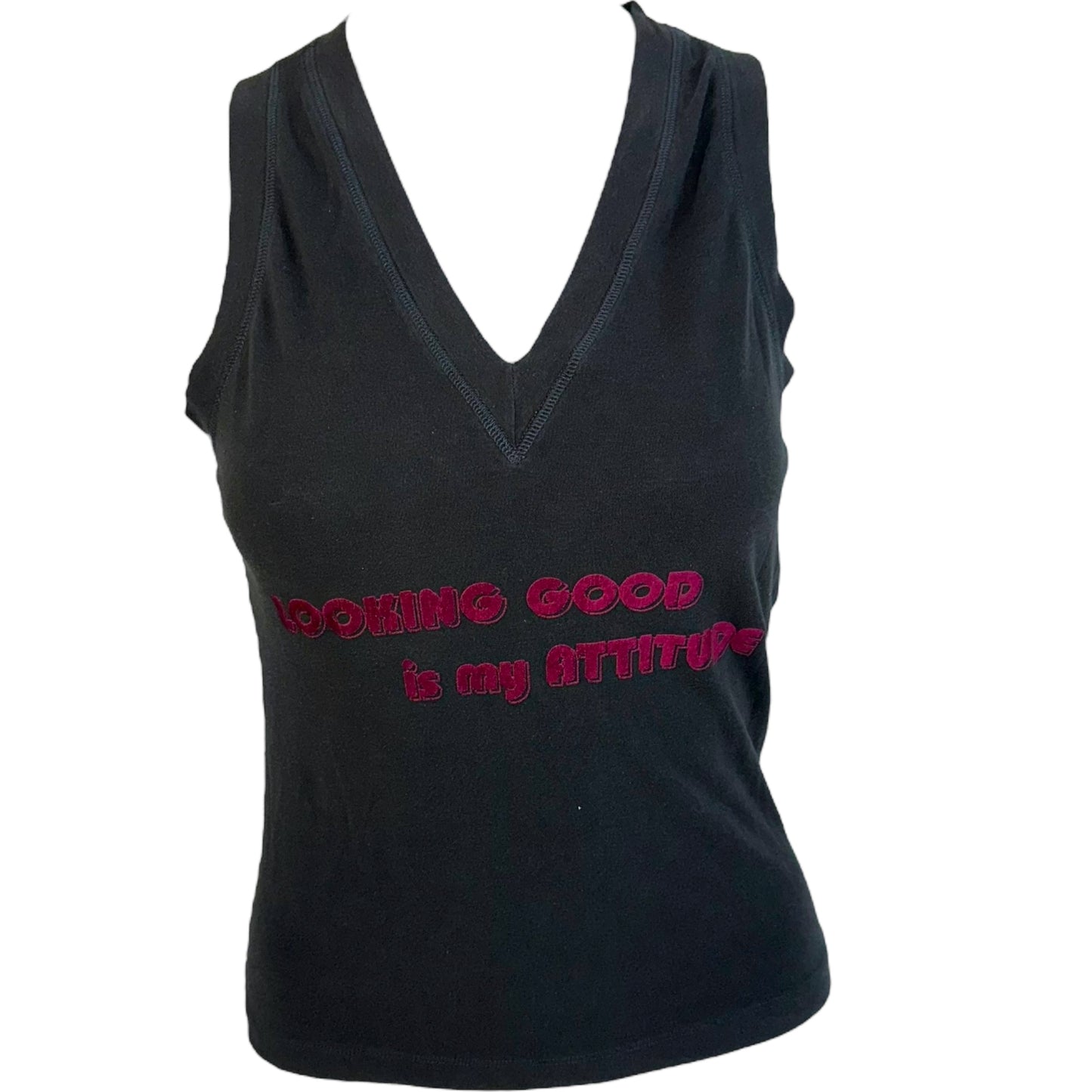 D&G Dolce & Gabbana 'Looking Good is My Attitude' Graphic Tank - Outfit Repeater