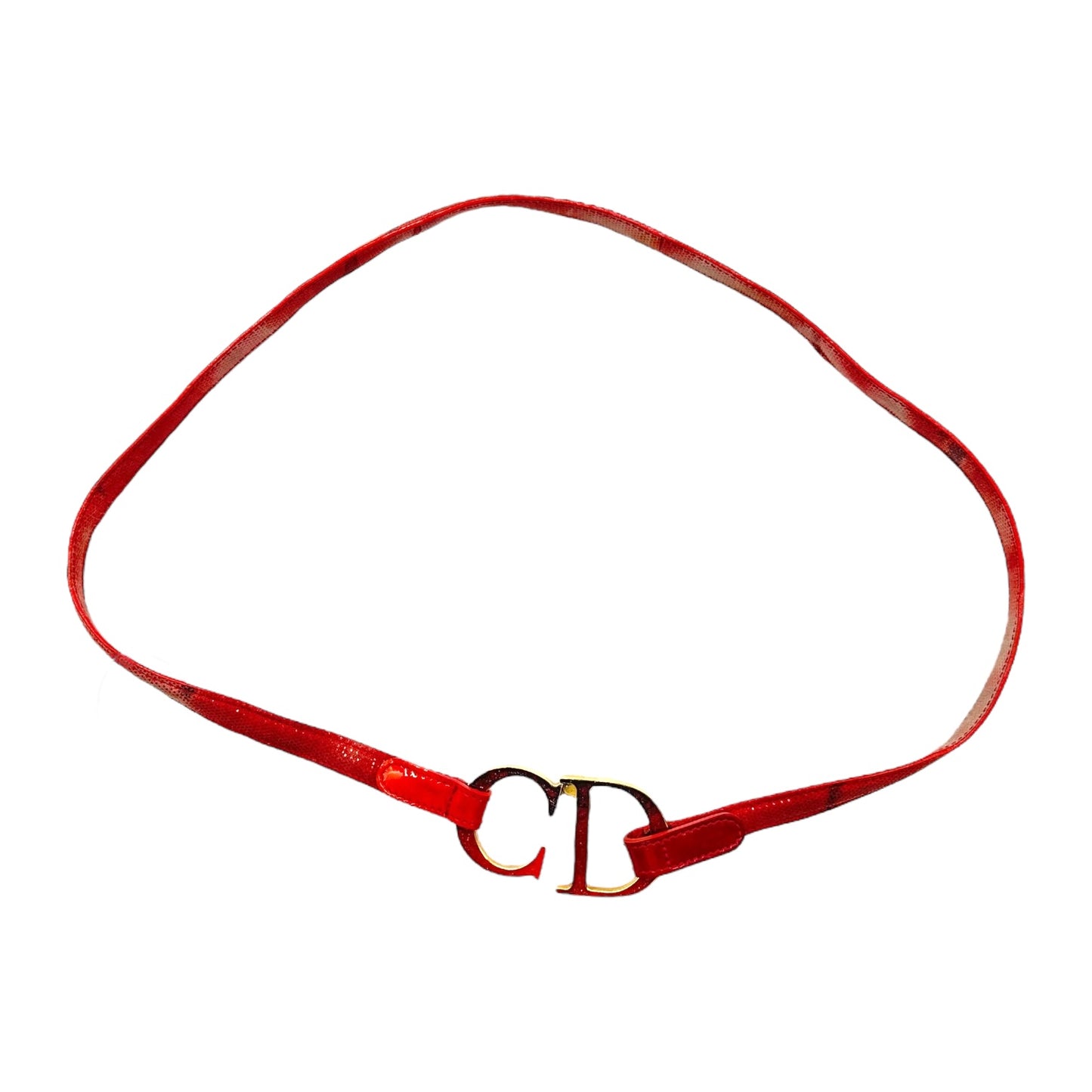 Dior by John Galliano Logo Belt