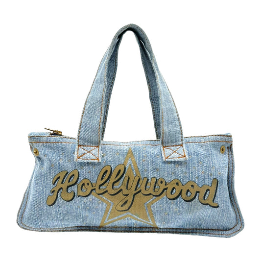 D&G Dolce & Gabbana 'Hollywood' Denim Graphic Mini Bag