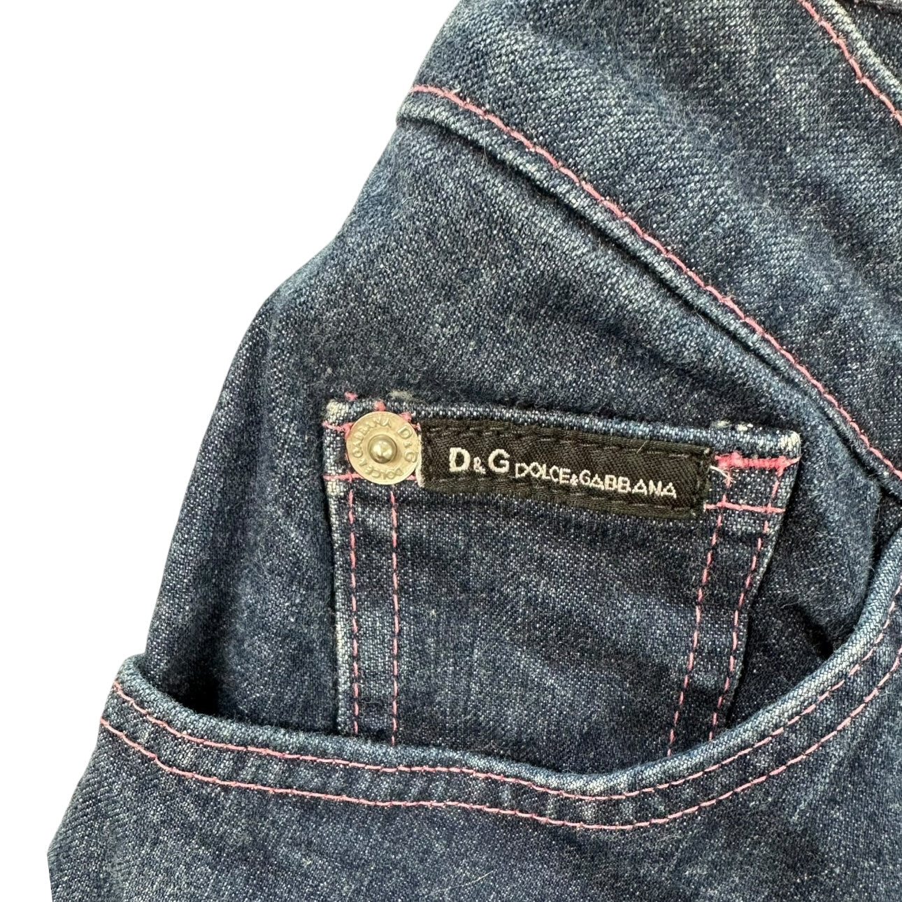 D&G Dolce & Gabbana Buckle Back Jeans