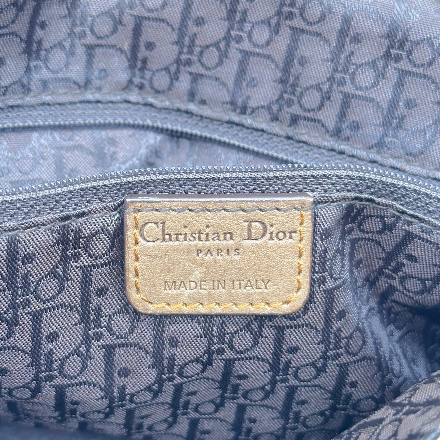 Christian Dior Brown Leather Gaucho Shoulder Bag