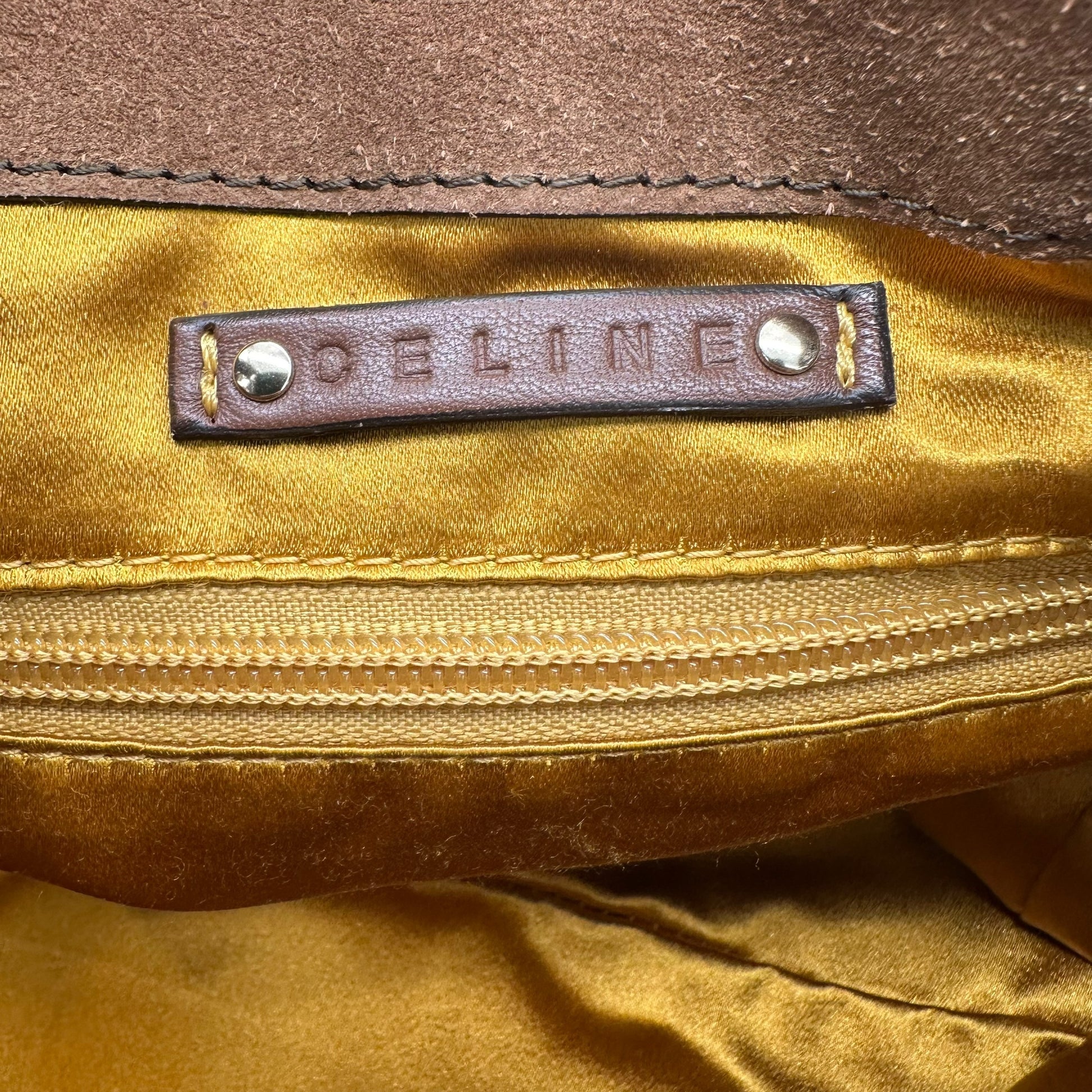 Celine Brown Suede Fringe Shoulder Bag - Outfit Repeater