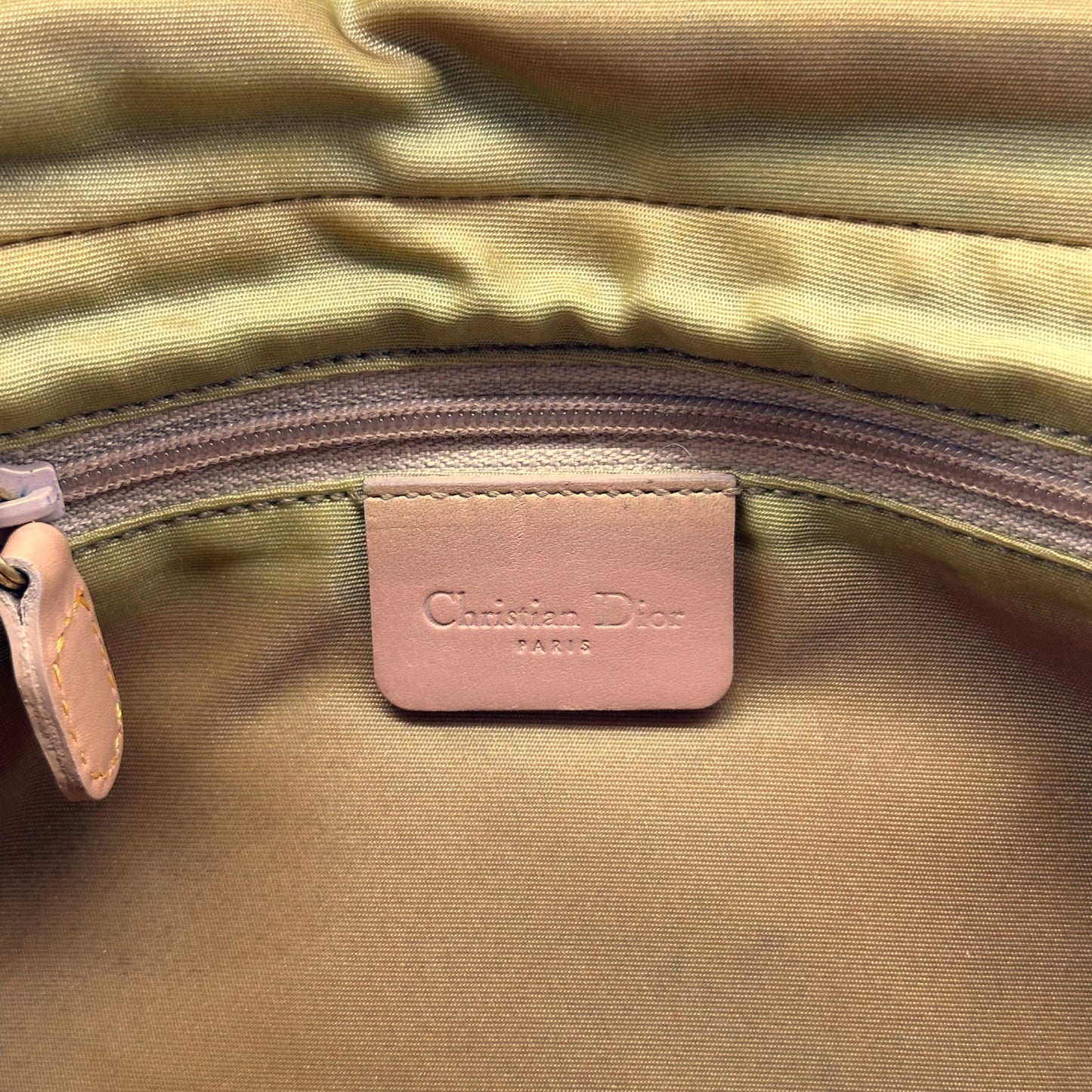 Christian Dior Blue Denim Maris Pearl Shoulder Bag