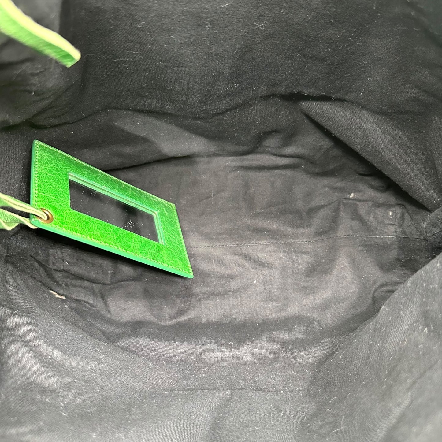 Balenciaga Green Leather The Day City Hobo Bag