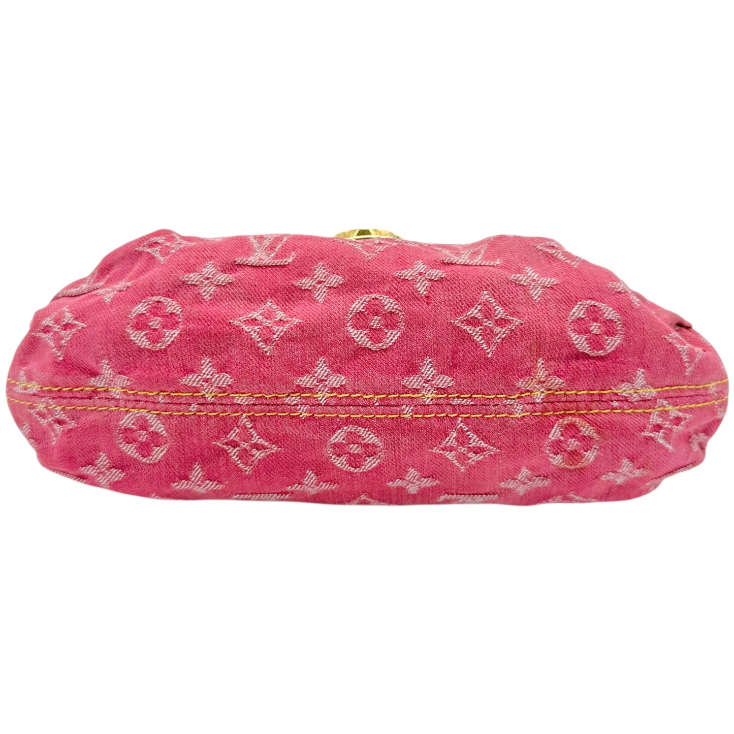 Louis Vuitton Pink Denim Monogram Mini Pleaty Bag - Outfit Repeater