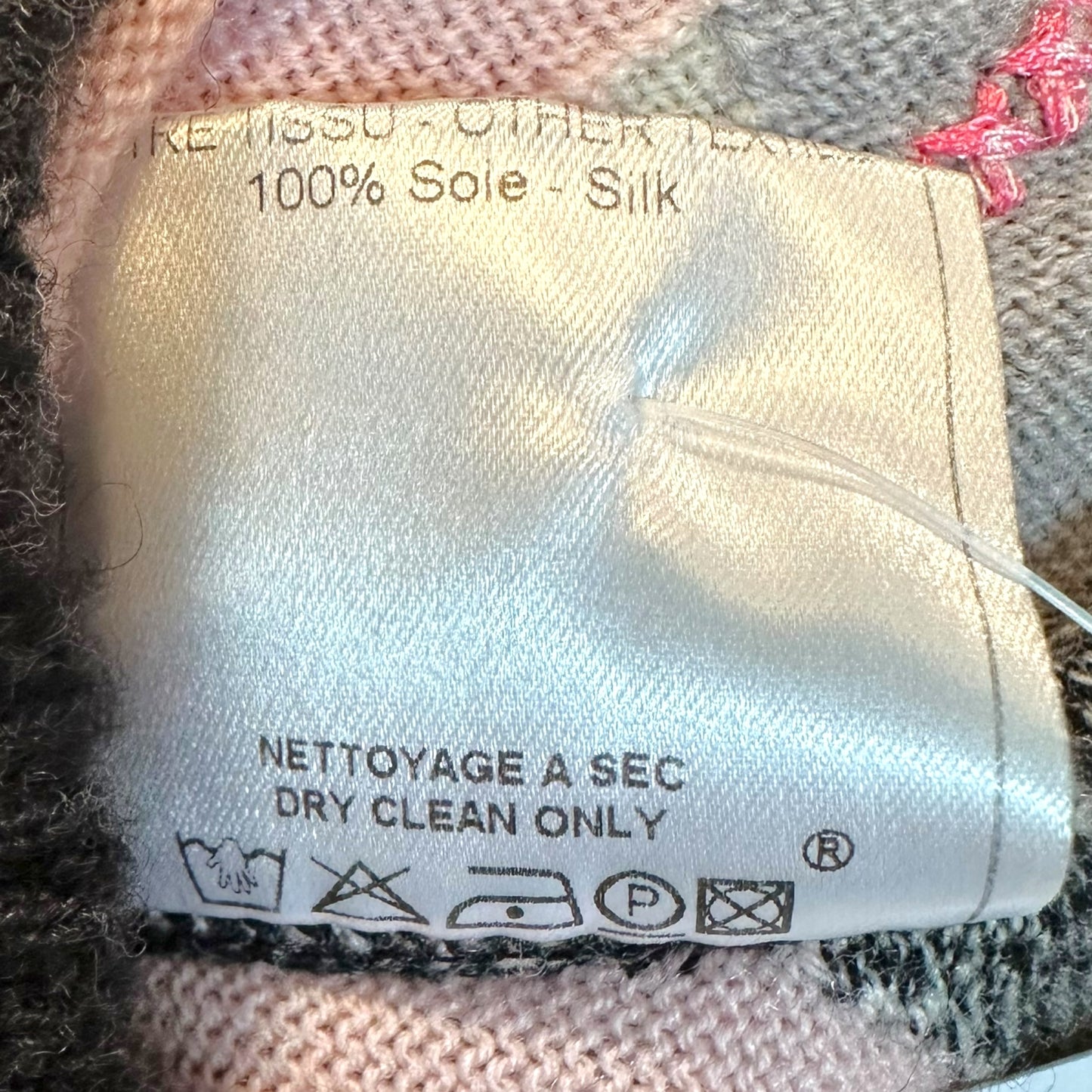 John Galliano F/W 2004 Pink & Gray Argyle Cardigan *AS IS*