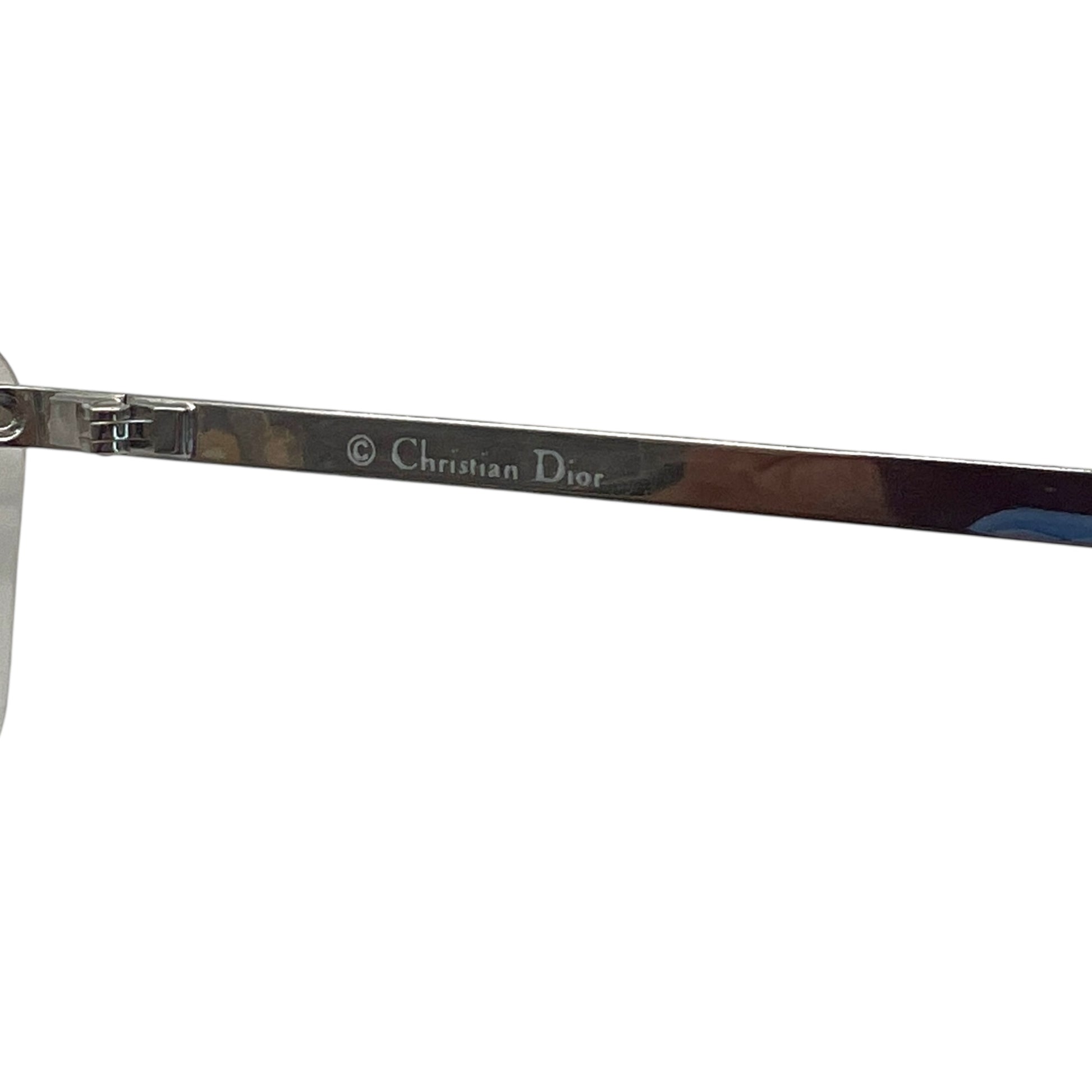 Christian Dior DiorPop Silver Rimless Sunglasses - Outfit Repeater