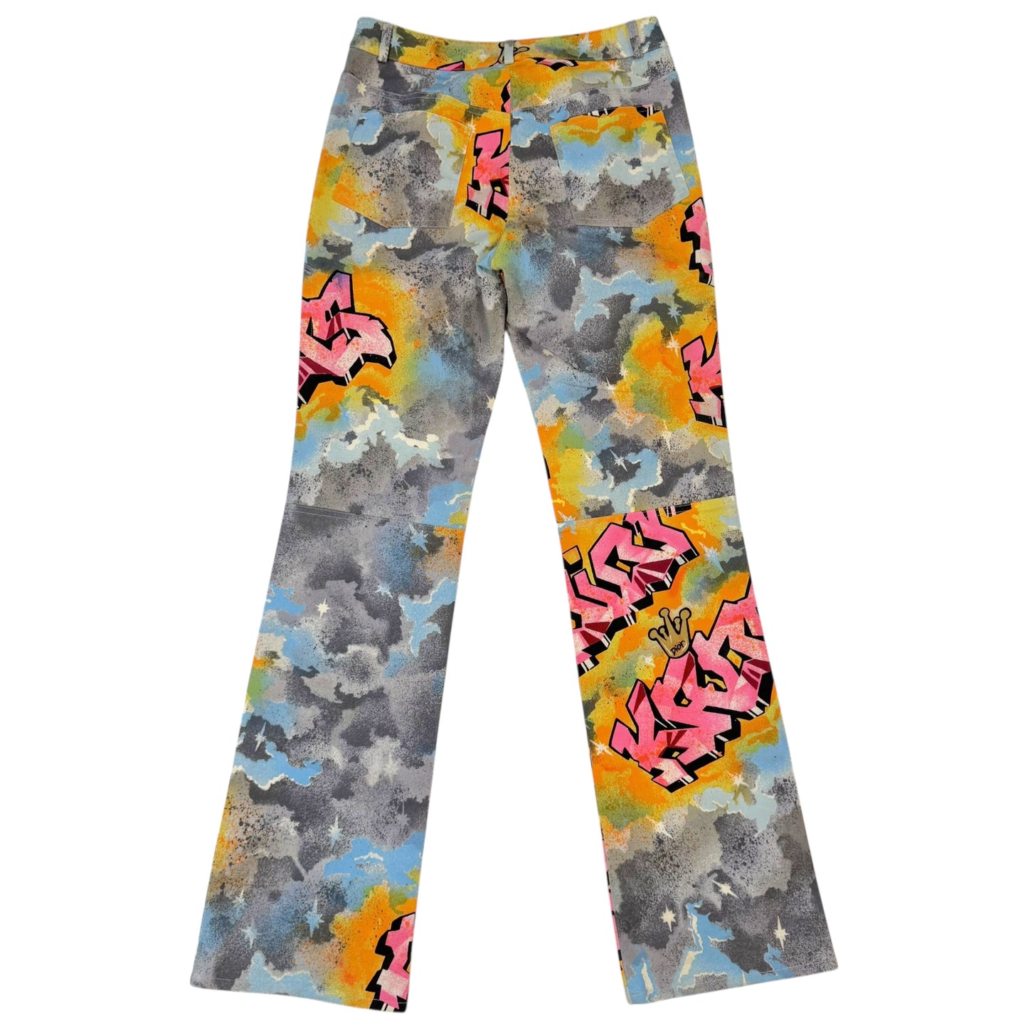 Christian Dior Spring 2004 'Dior Kaos' Graffiti Printed Pants - Outfit Repeater