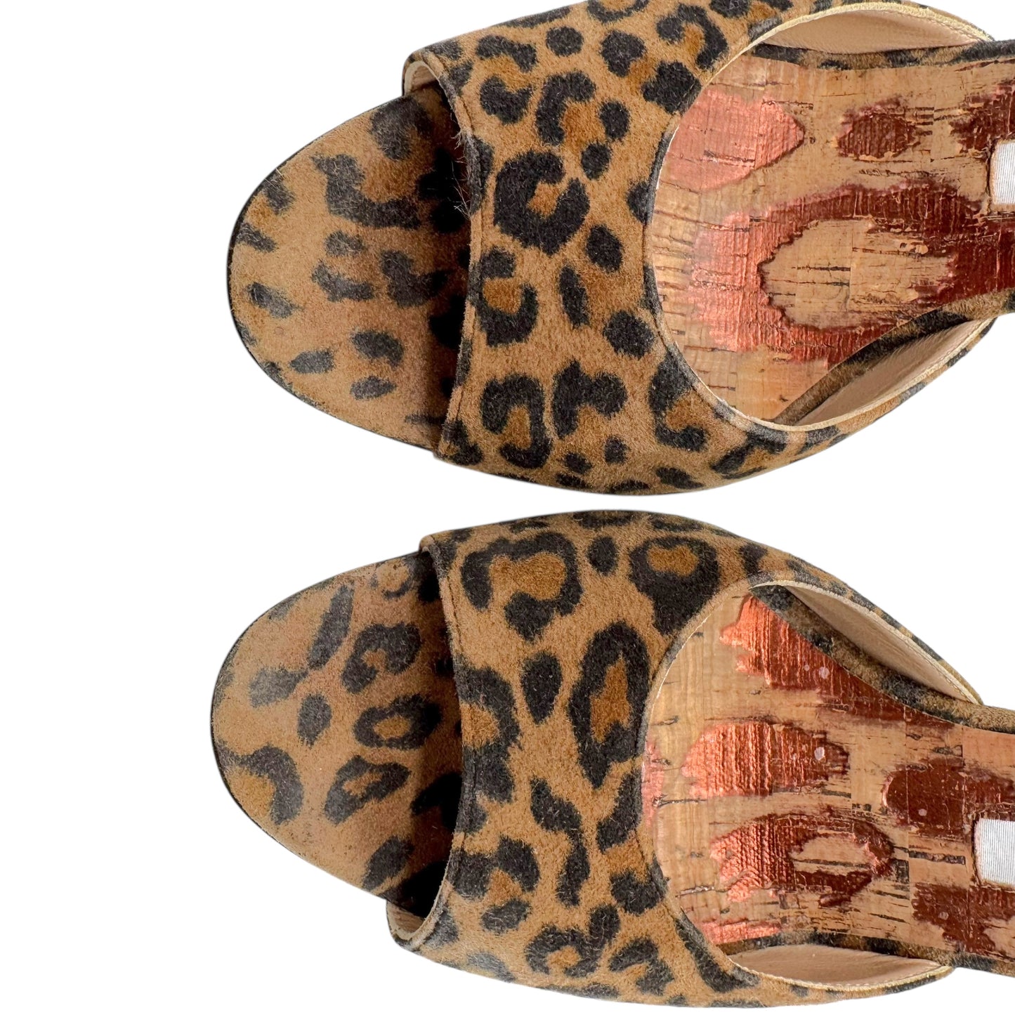 Manolo Blahnik Leopard Print Lucite Heeled Mules - Outfit Repeater