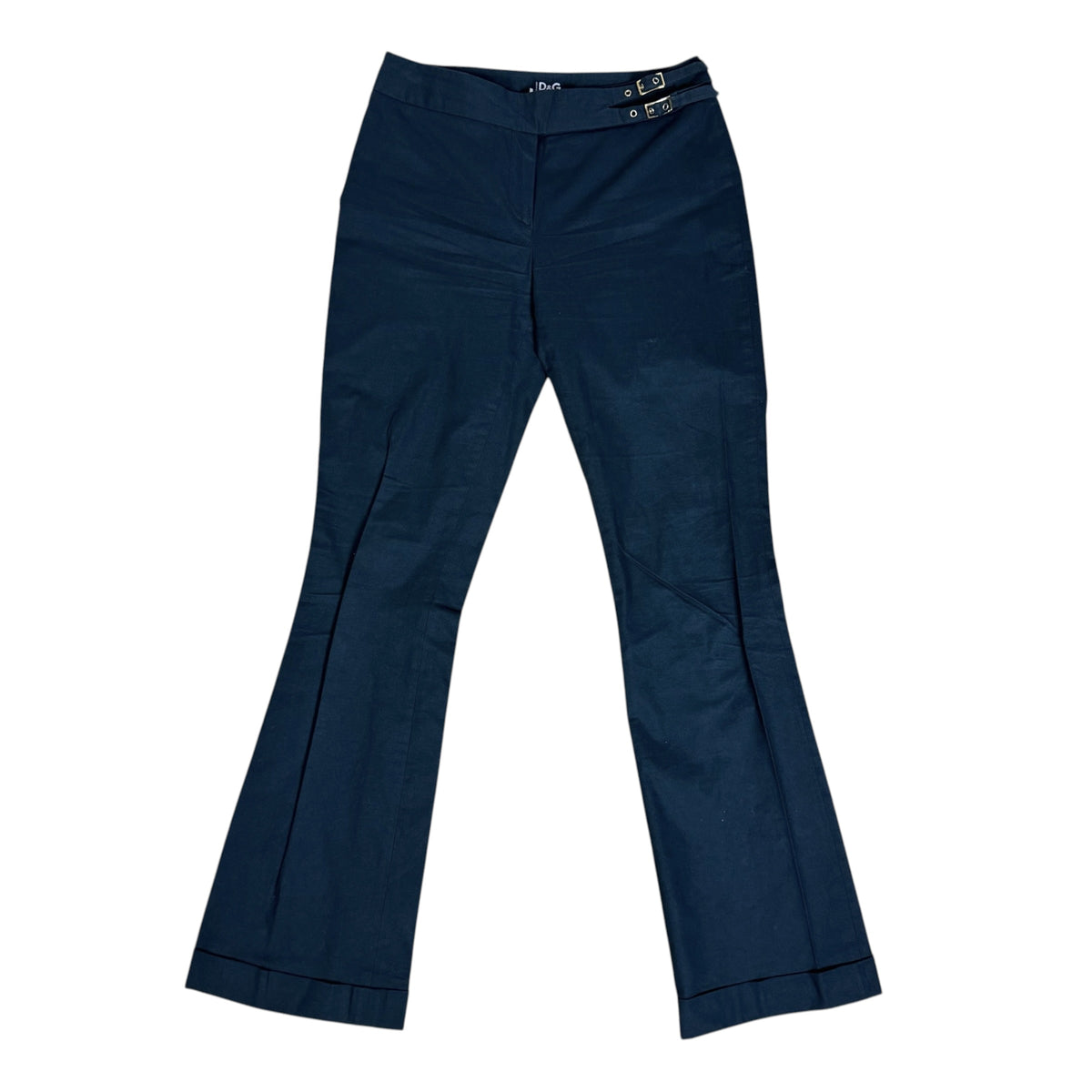 D&G Dolce & Gabbana Buckle Waist Slack Pants