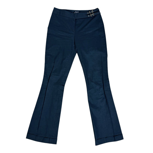 Dolce & Gabbana Buckle Waist Slack Pants Navy