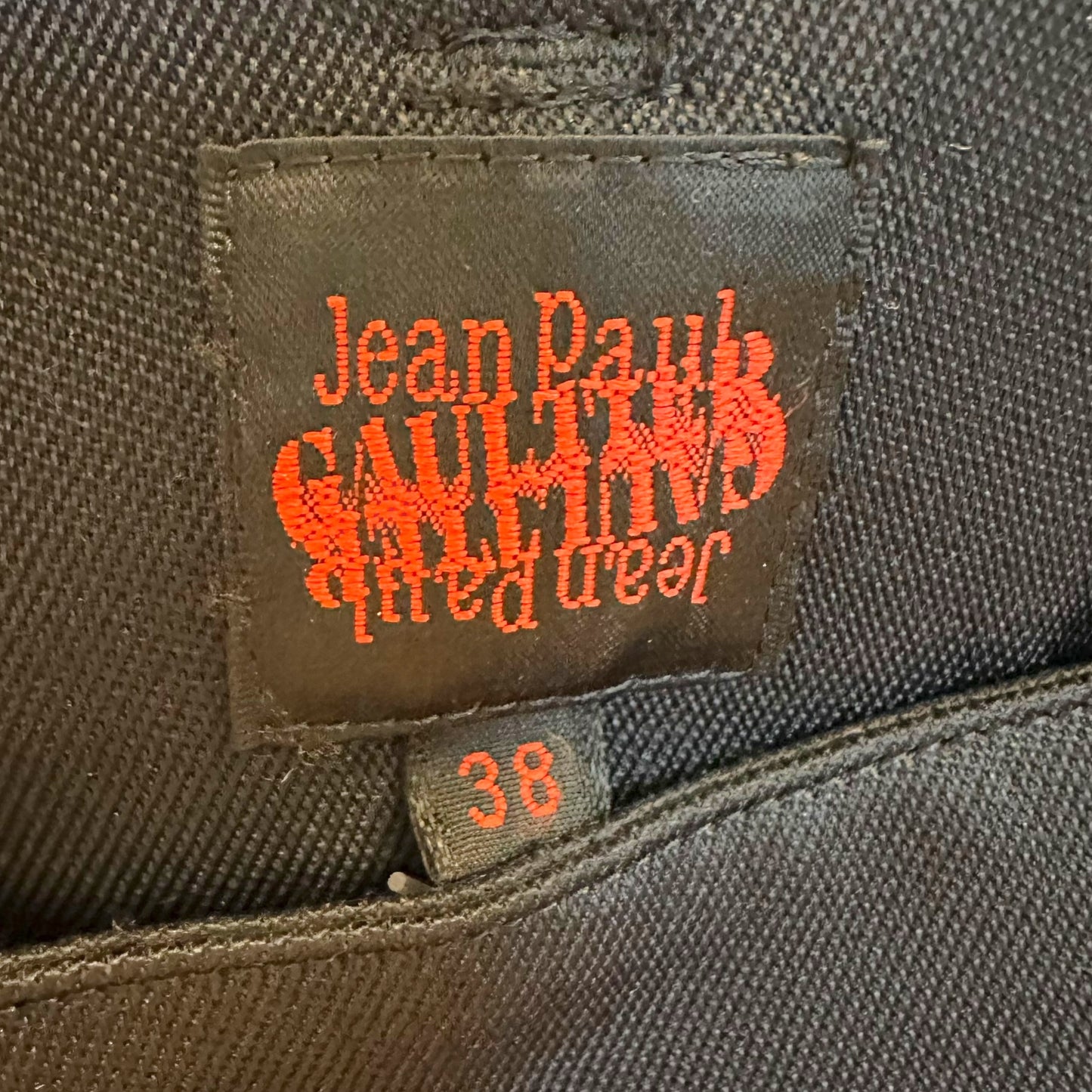 Jean Paul Gaultier Asymmetrical Layered Tweed Midi Skirt