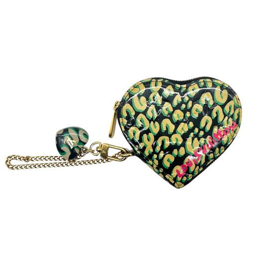 Louis Vuitton Leopard Print Vernis Heart Coin Purse