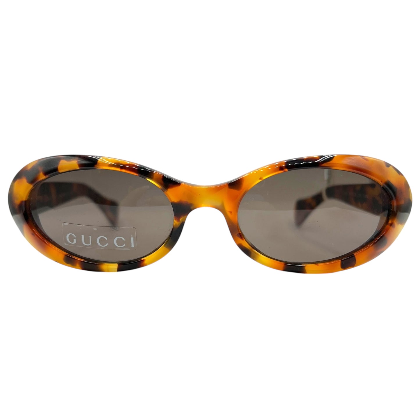 Gucci 90's Tortoise Oval Sunglasses 2420/S w/ Case