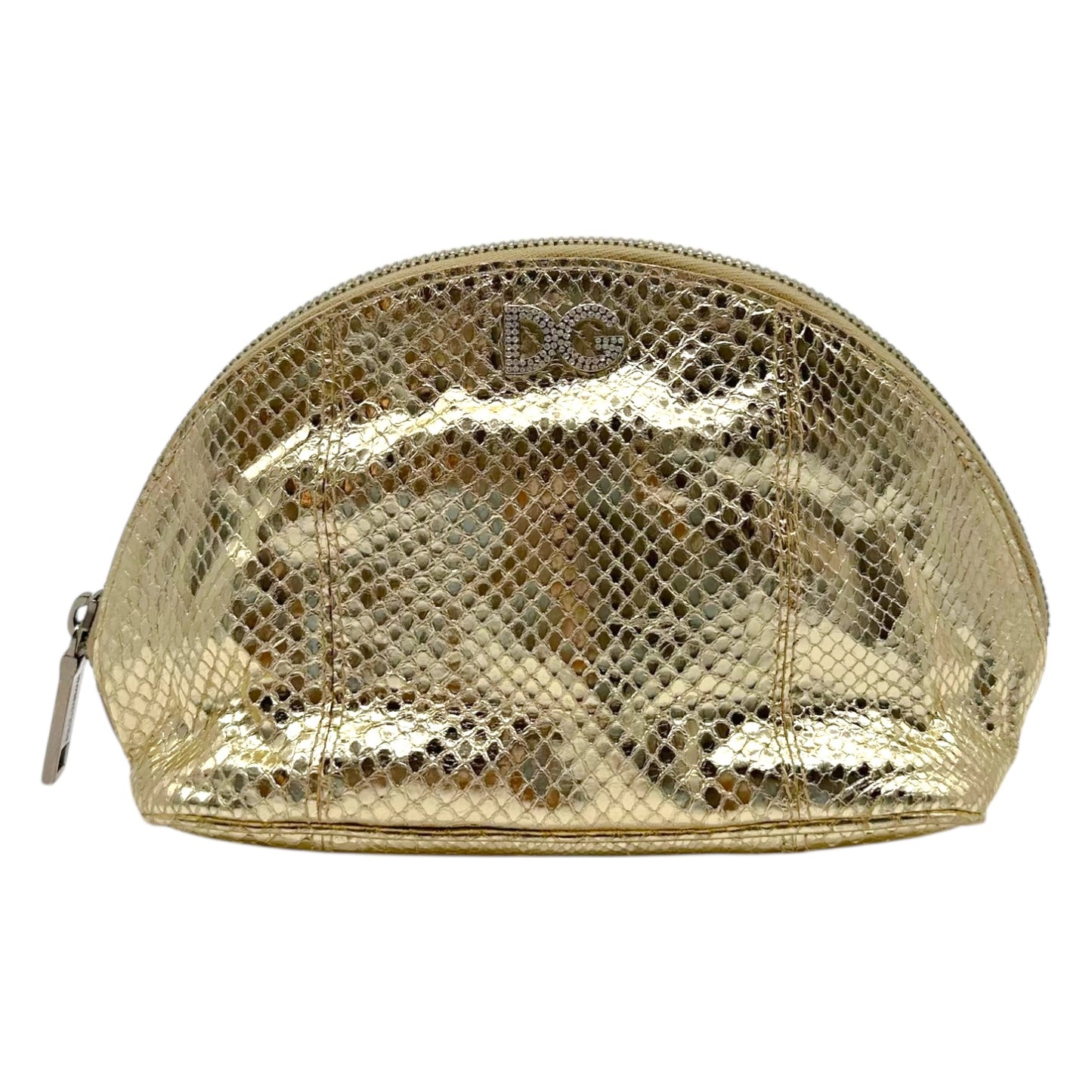 Dolce & Gabbana Gold Python Cosmetic Pouch