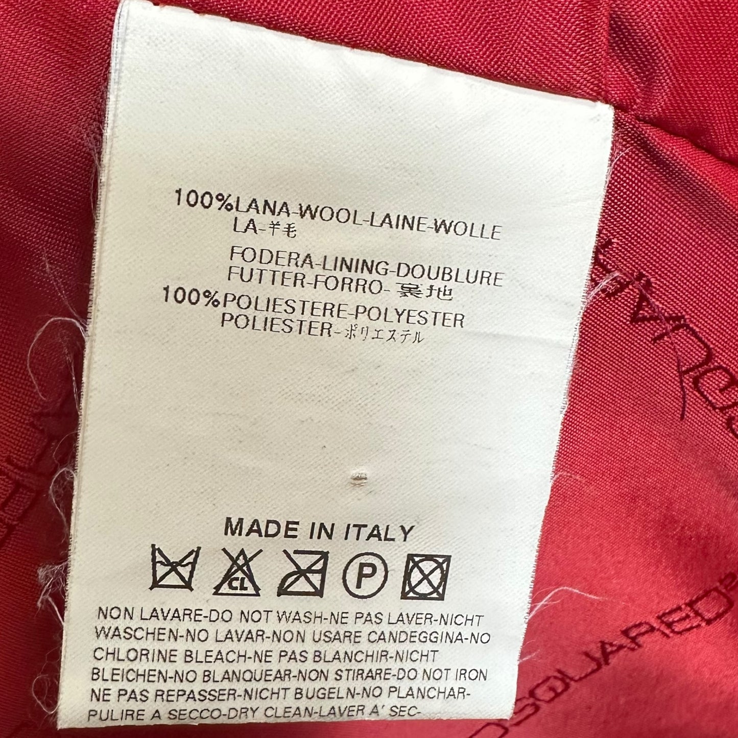 Dsquared2 Oversized Collar Camel Coat