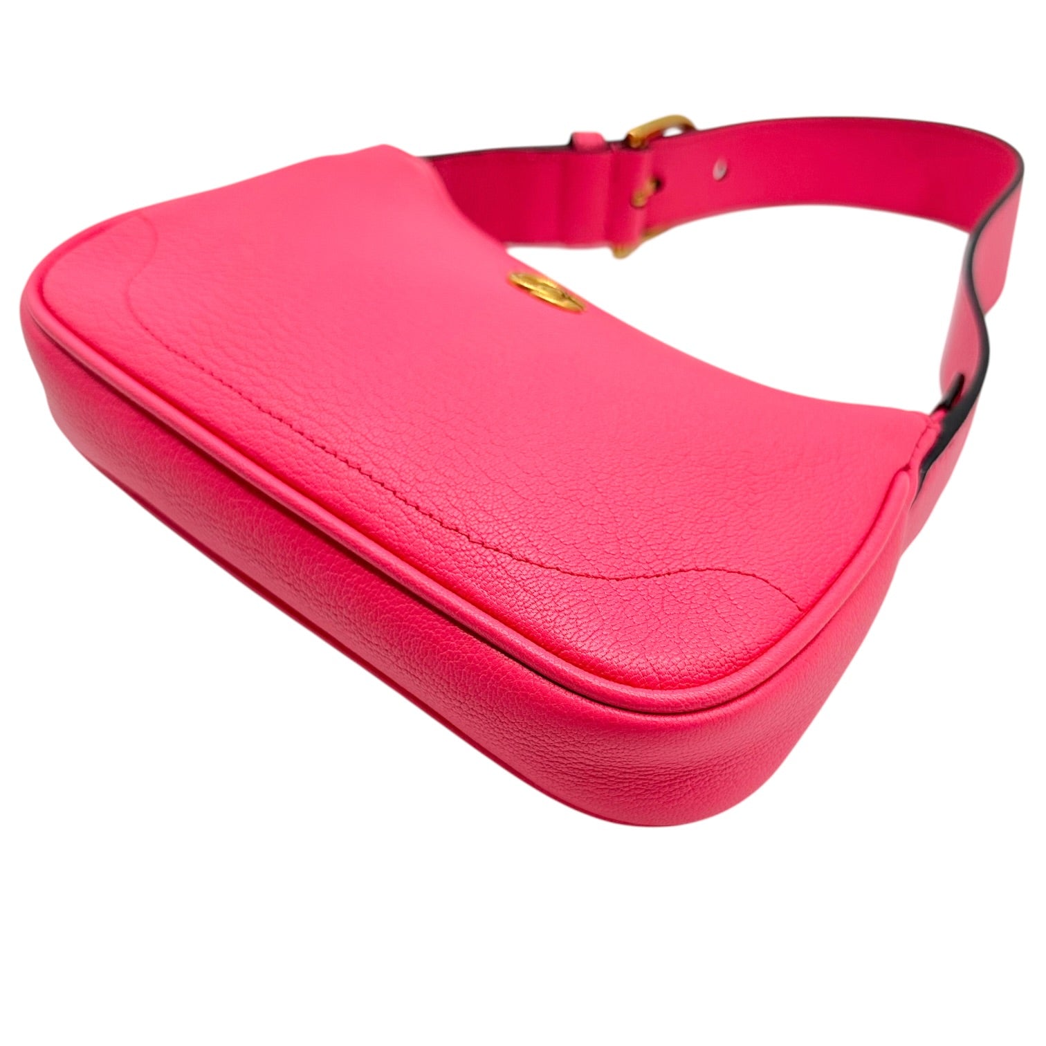 Gucci Pink Leather Mini Pochette Bag