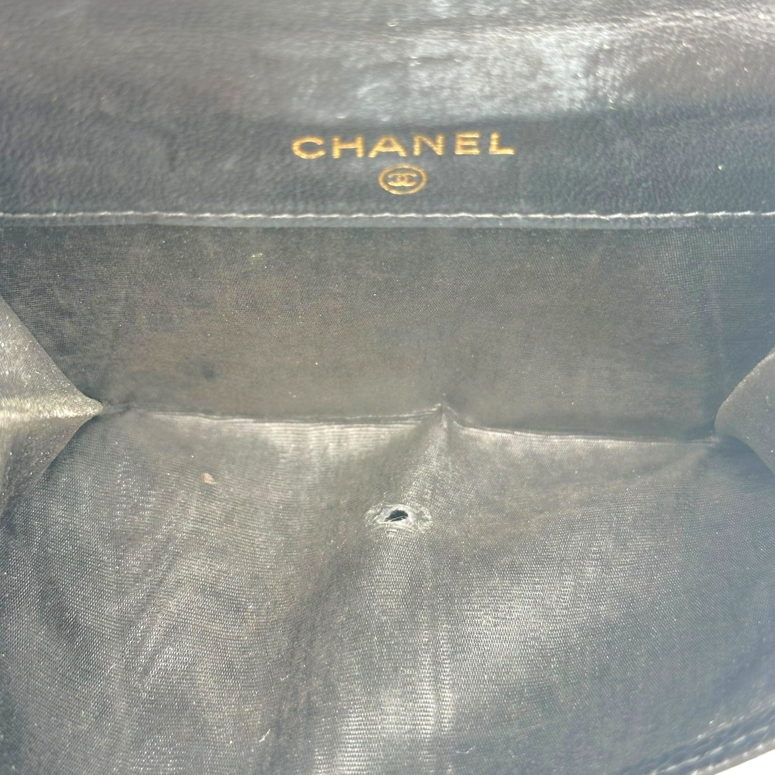 Chanel Black Caviar Bi-Fold Wallet