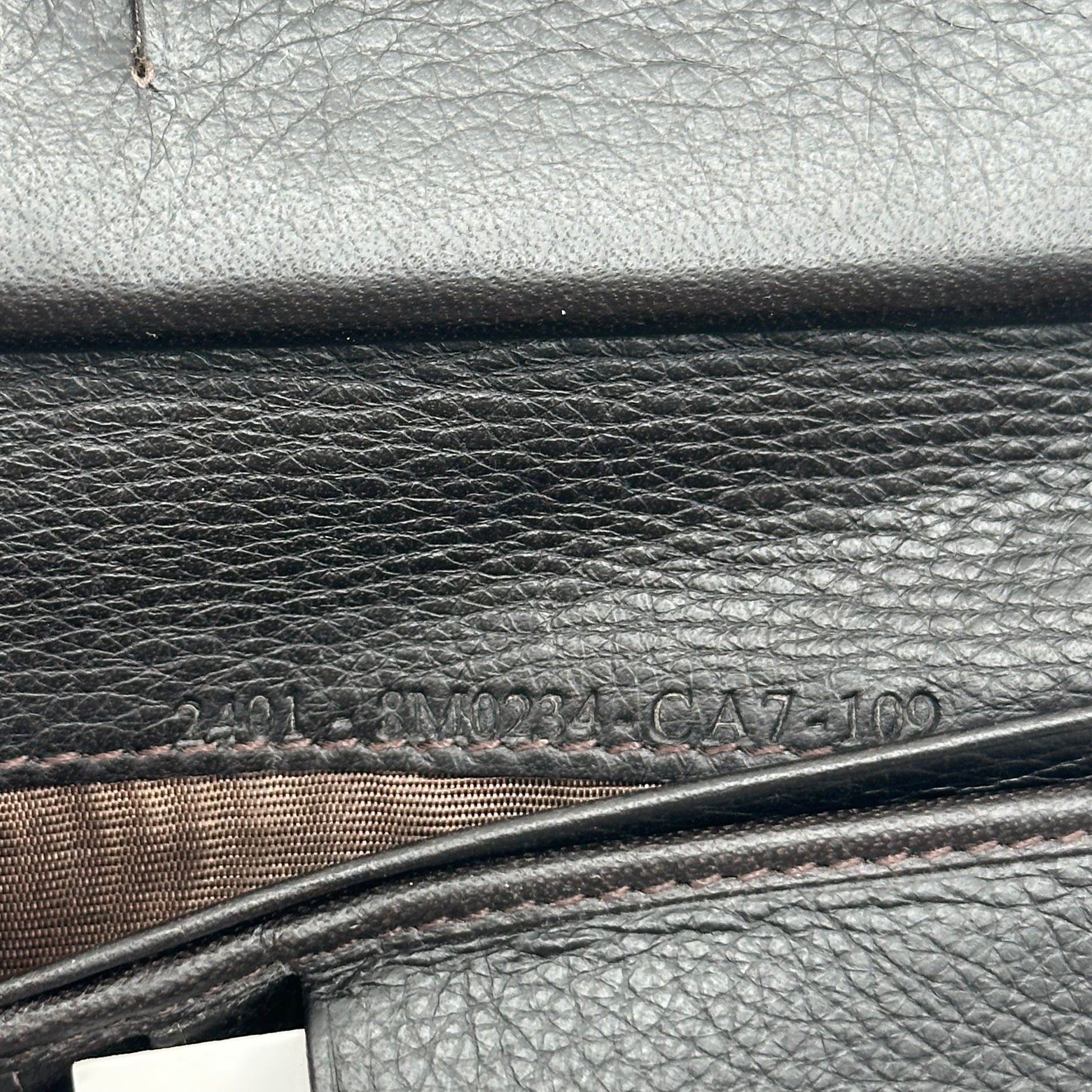 Fendi Brown Zucca Monogram Kisslock Wallet