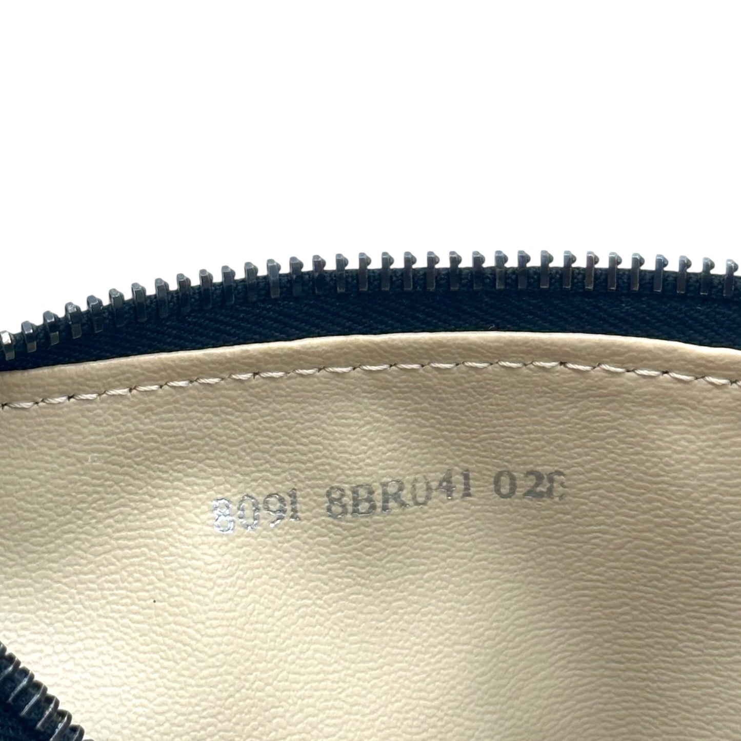 Fendi Black Zucchino Monogram Shoulder Pochette Bag