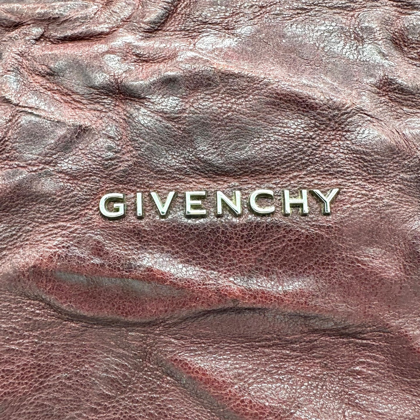 Givenchy Burgundy Medium Pandora 2-Way Bag