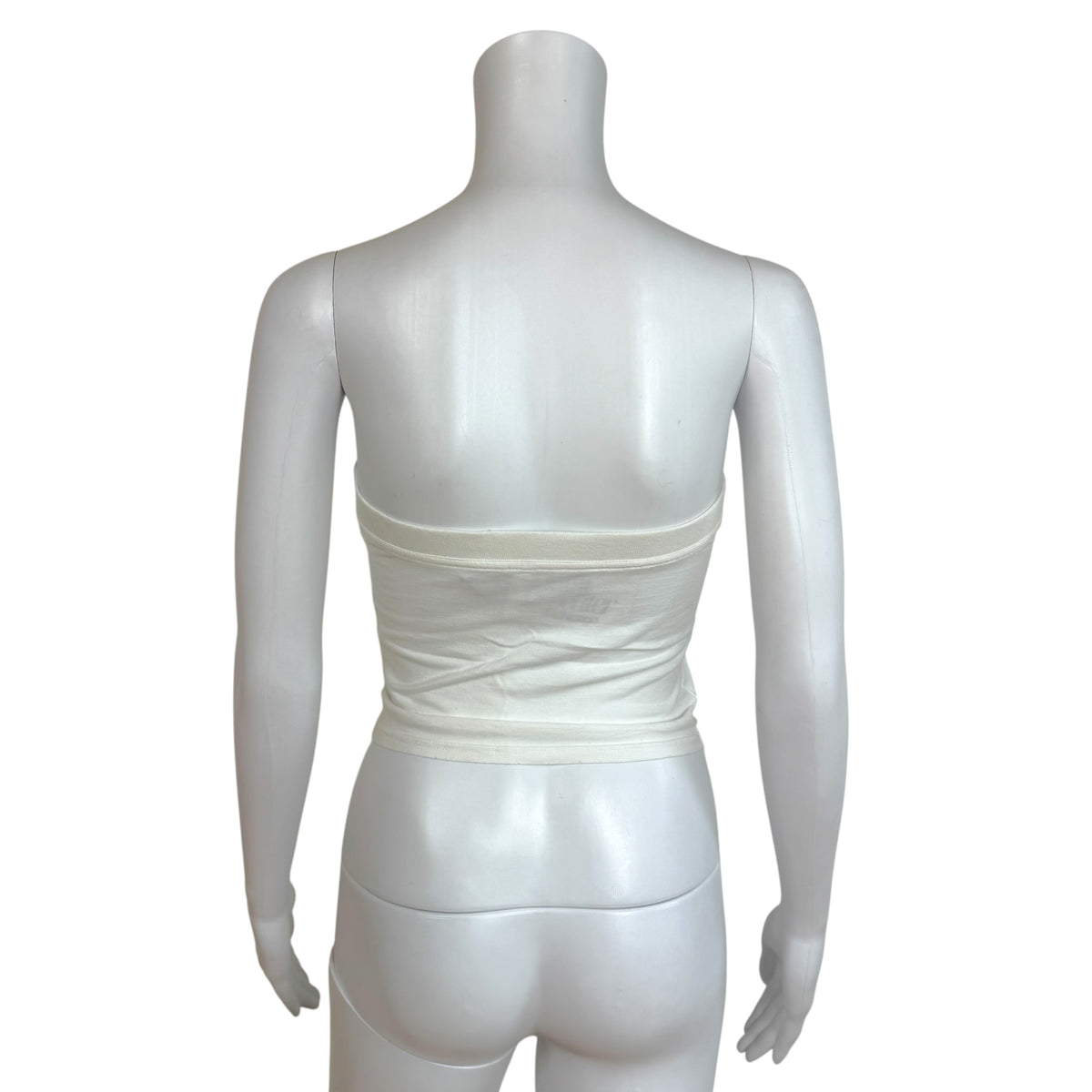 Dsquared2 White Cropped Graphic Tube Top Tucson Arizona