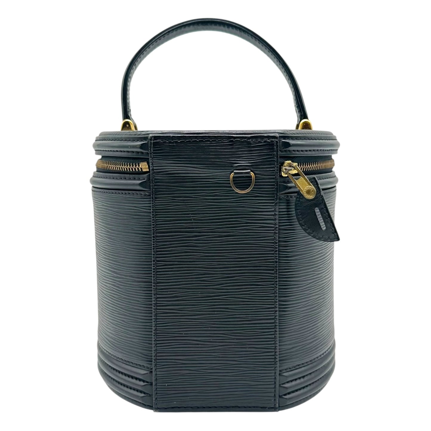 Louis Vuitton Black Epi Leather Top Handle Vanity Bag